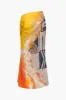 Abstract Print Asymmetrical Skirt sold by Micas