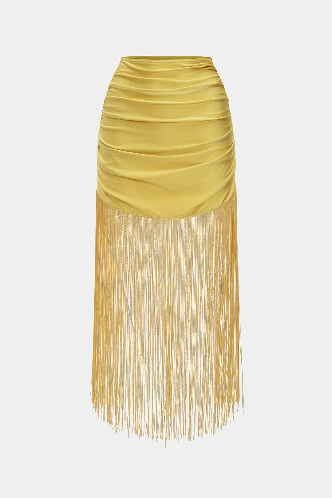 Ruched Fringe High Waist Bikini Bottom sold by Micas product image thumbnail 5