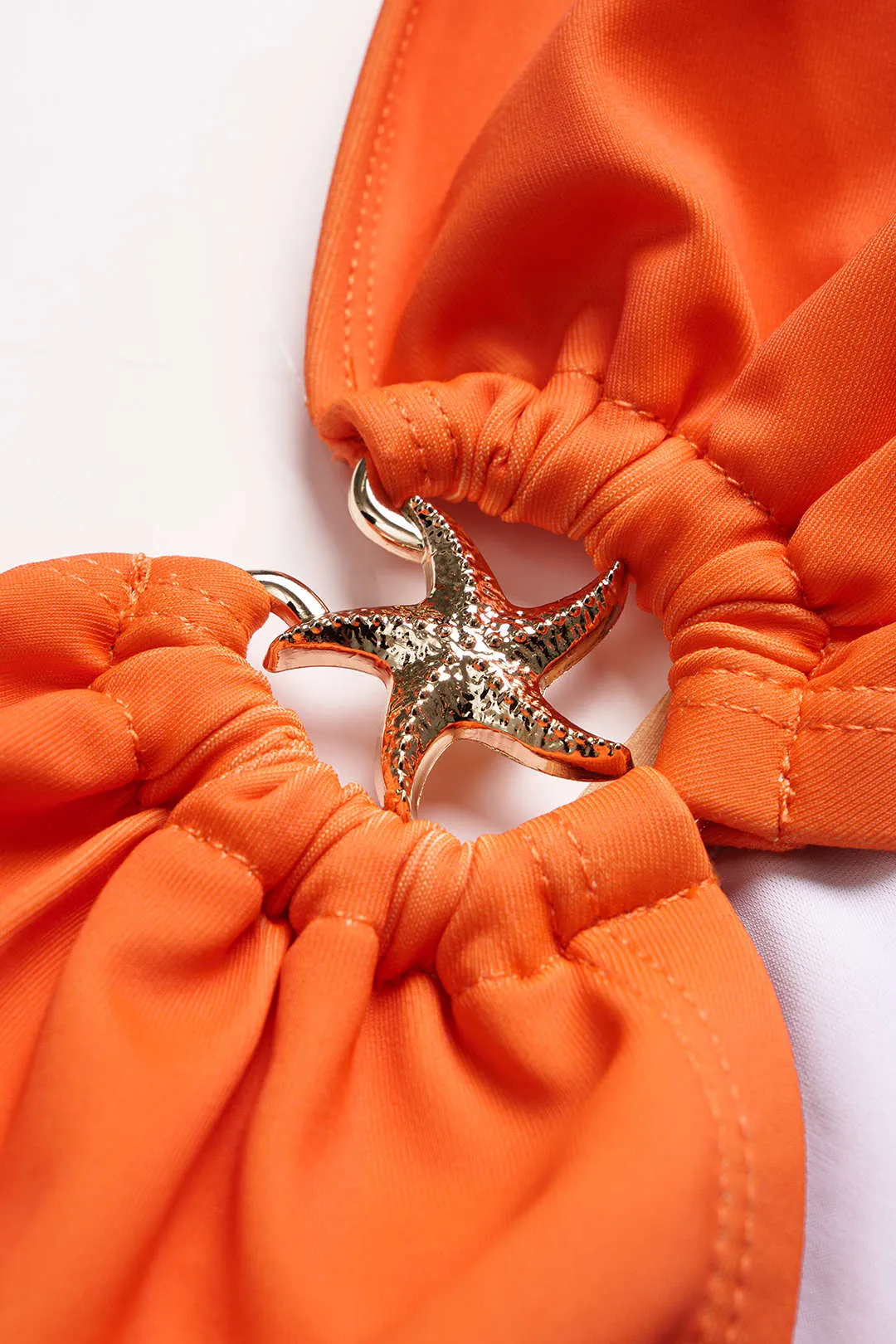 Plus Size Ombre Print Metallic Cut Out Tie-Up Bikini Set sold by Micas product image thumbnail 3