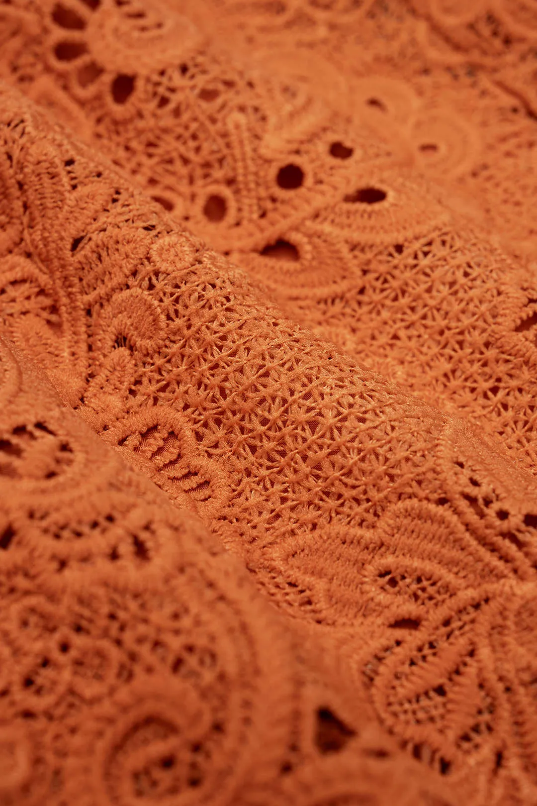 Cut Out Tie-Up Scalloped Hem Shorts sold by Micas product image thumbnail 3