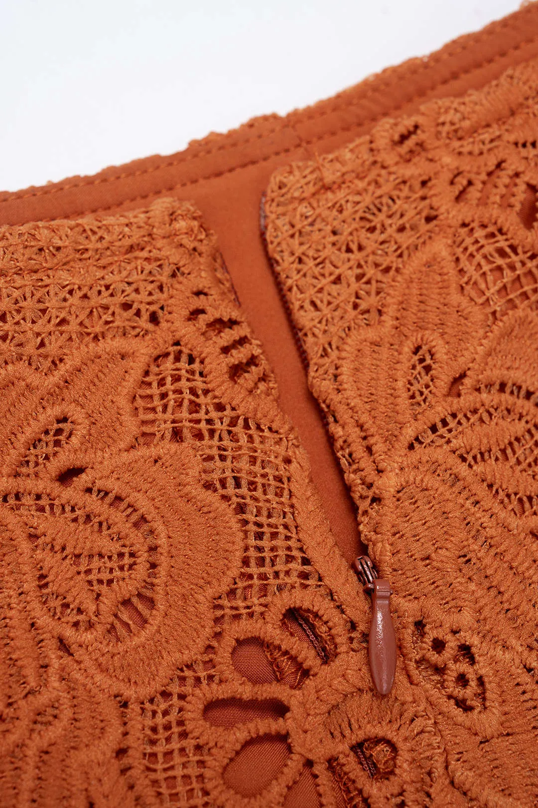 Cut Out Tie-Up Scalloped Hem Shorts sold by Micas product image thumbnail 4