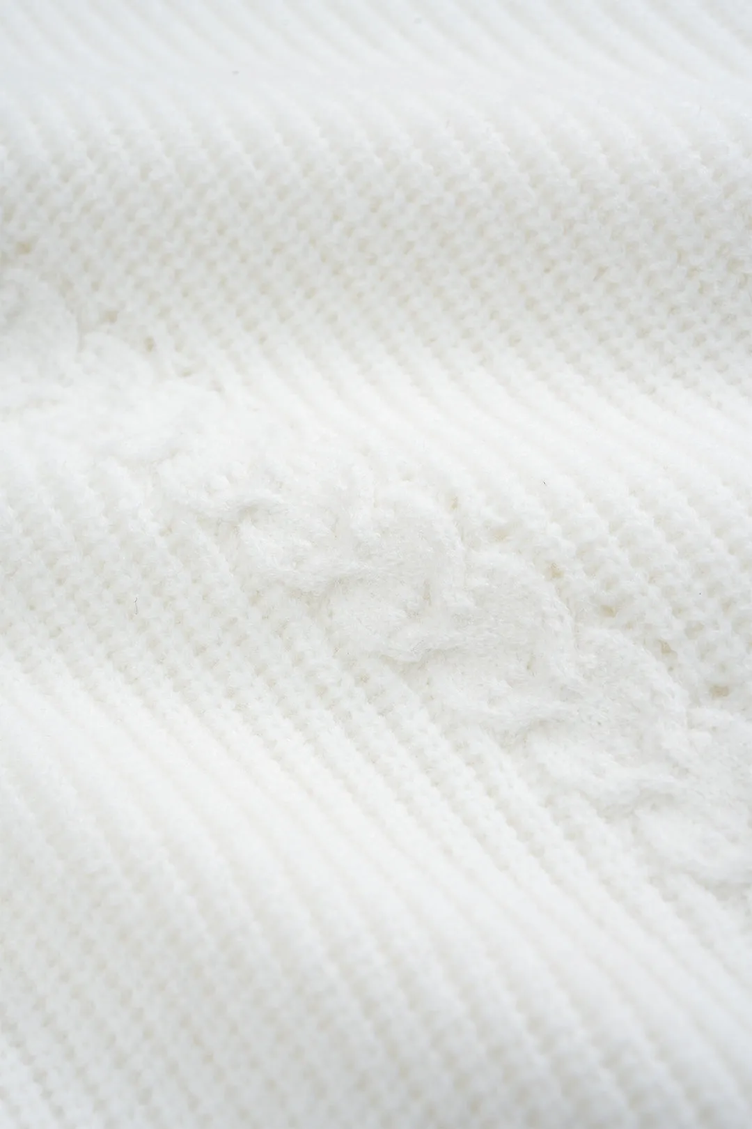 Knit Lapel Zipper Long Sleeve Top sold by Micas product image thumbnail 4