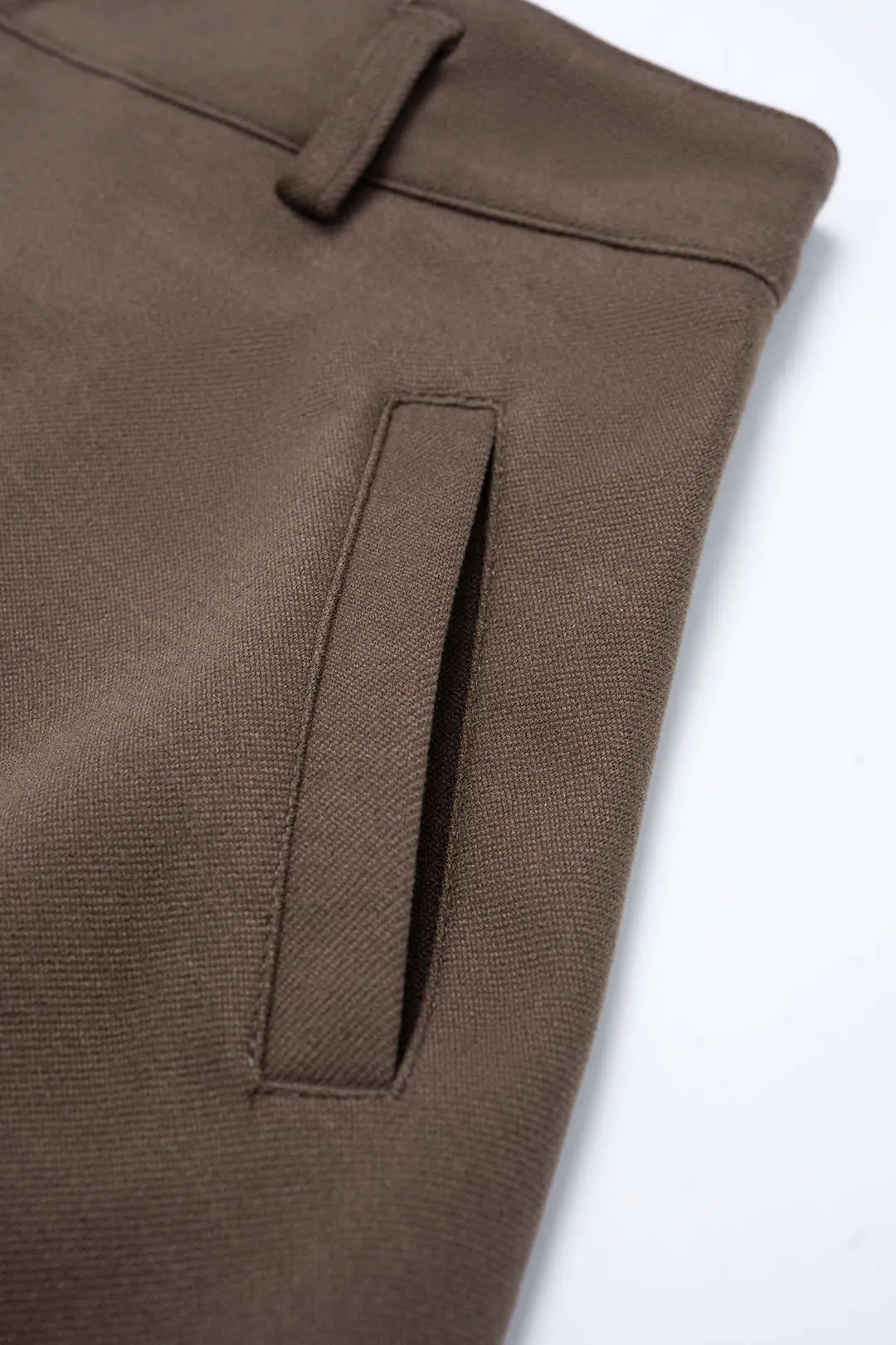 Woolen Ruched Pocket High Waist Skirt sold by Micas product image thumbnail 5