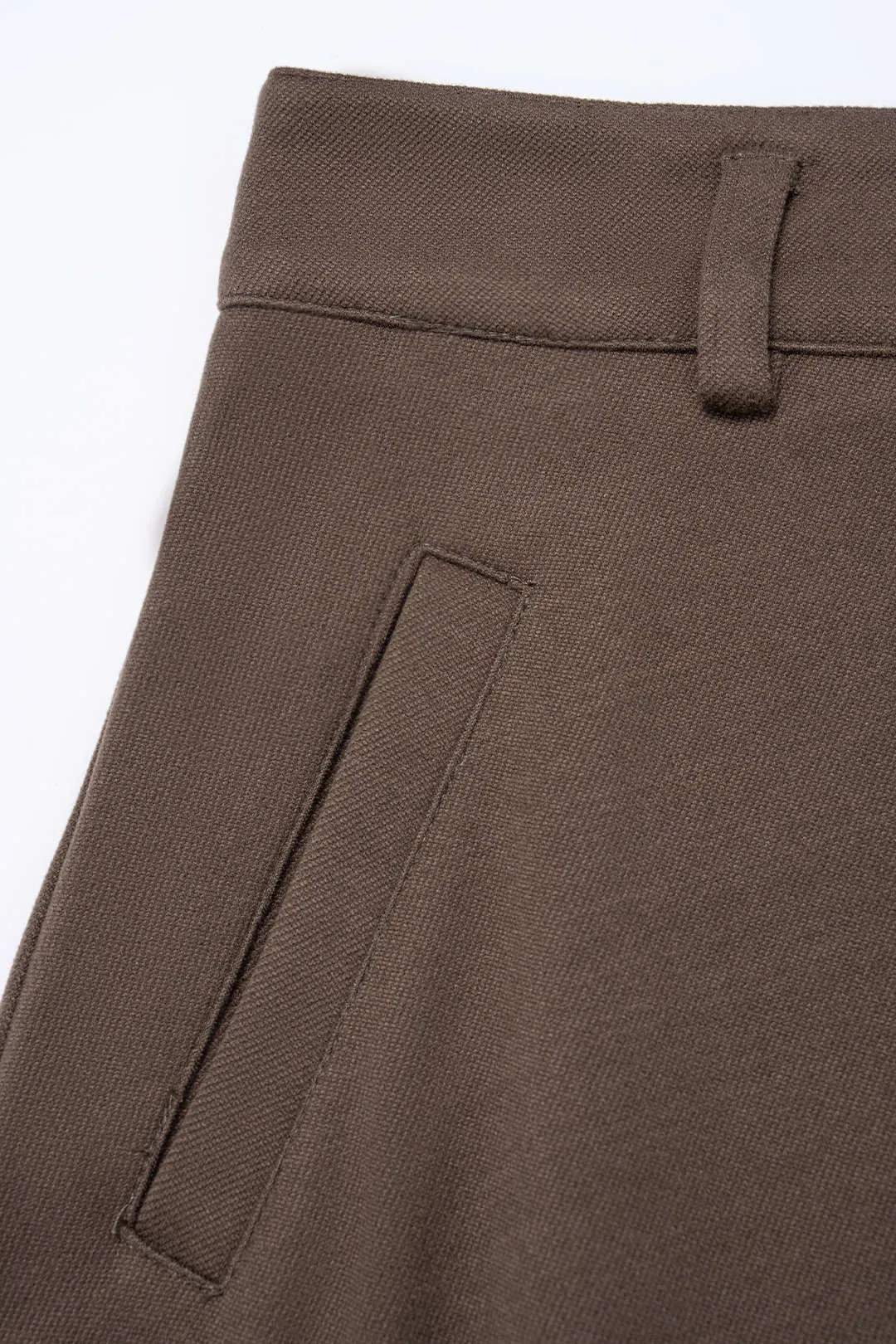 Woolen Ruched Pocket High Waist Skirt sold by Micas product image thumbnail 3