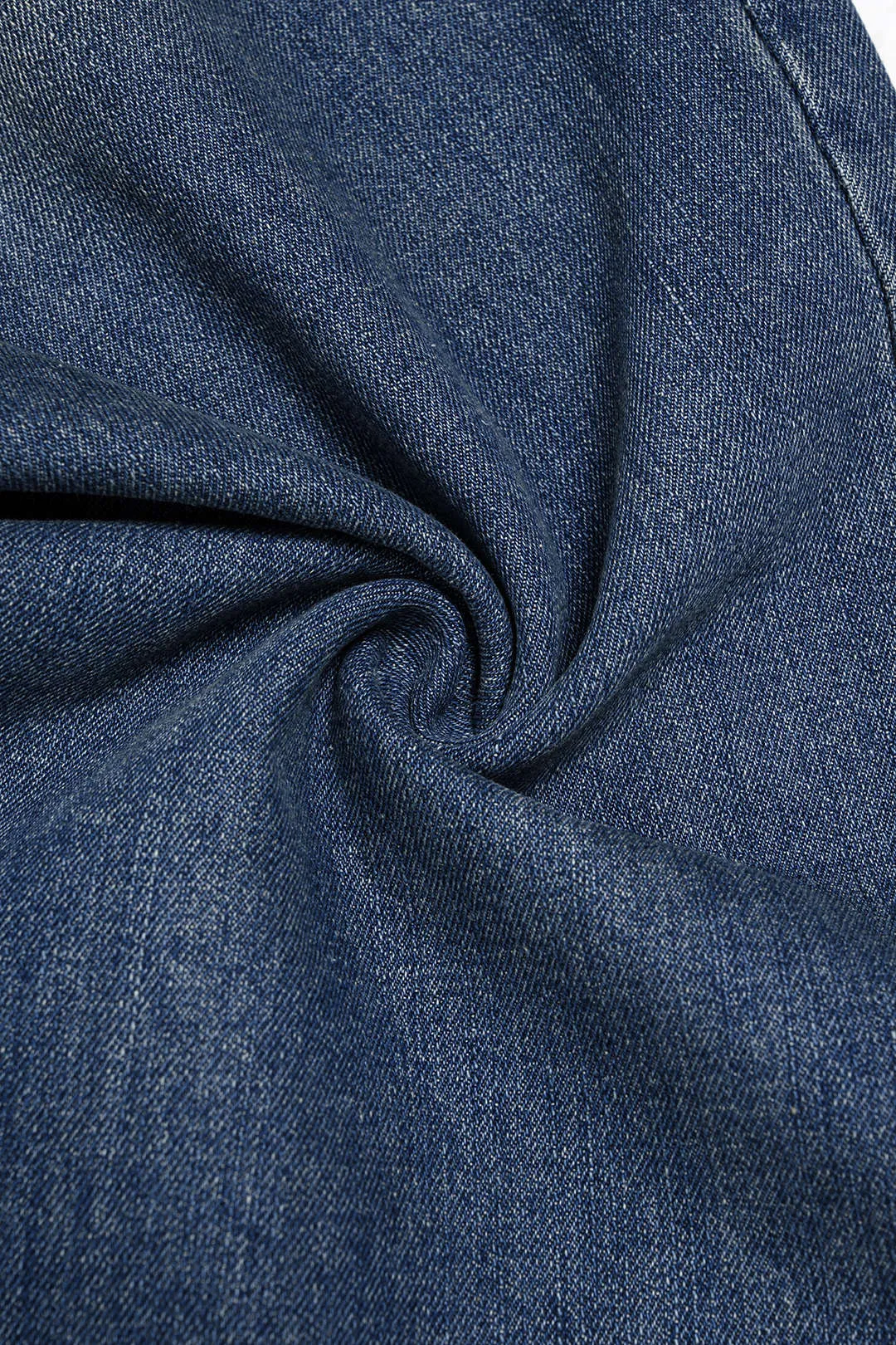 Denim Rivet Rhinestone Decor Straight Leg Jeans sold by Micas product image thumbnail 4