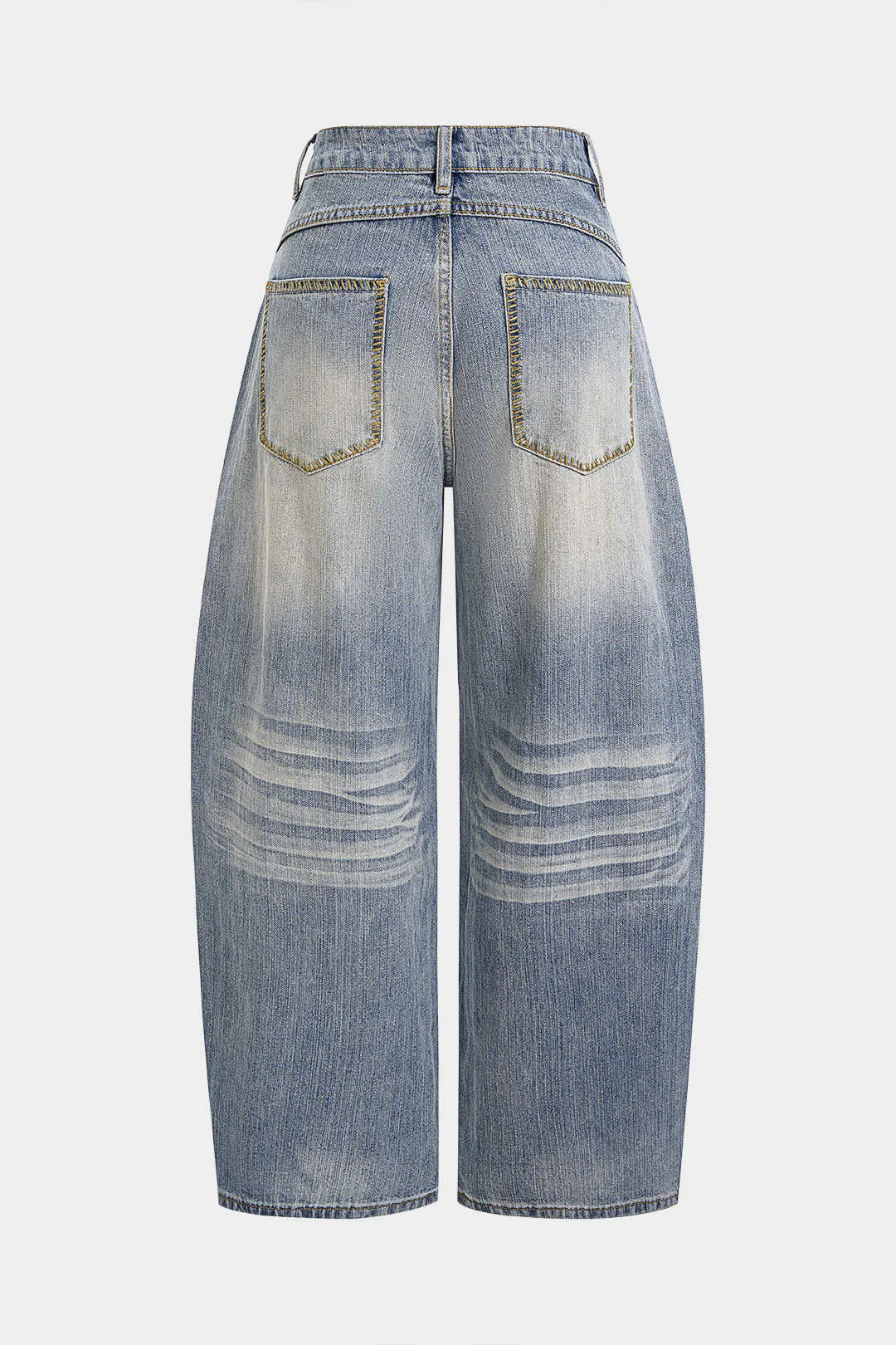 Denim High Waist Wide Leg Jeans sold by Micas product image thumbnail 2