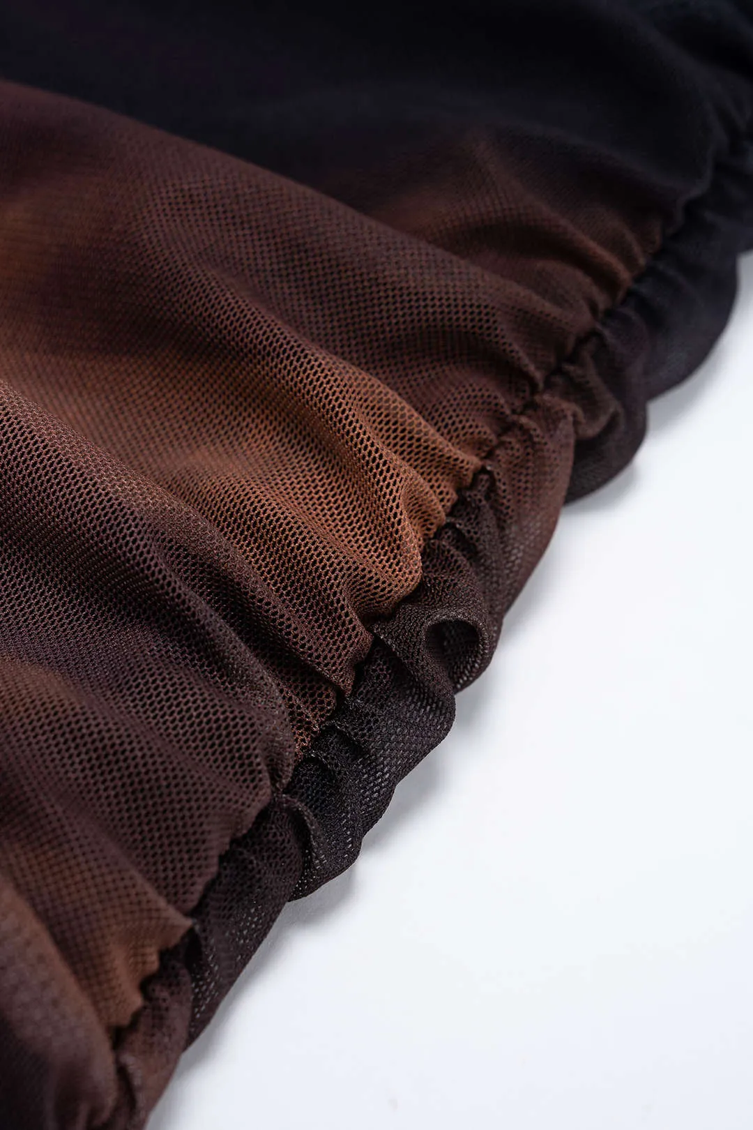 Tie Dye Print Mesh Halter Deep V-Neck Tie-Up Sleeveless Mini Dress sold by Micas product image thumbnail 4