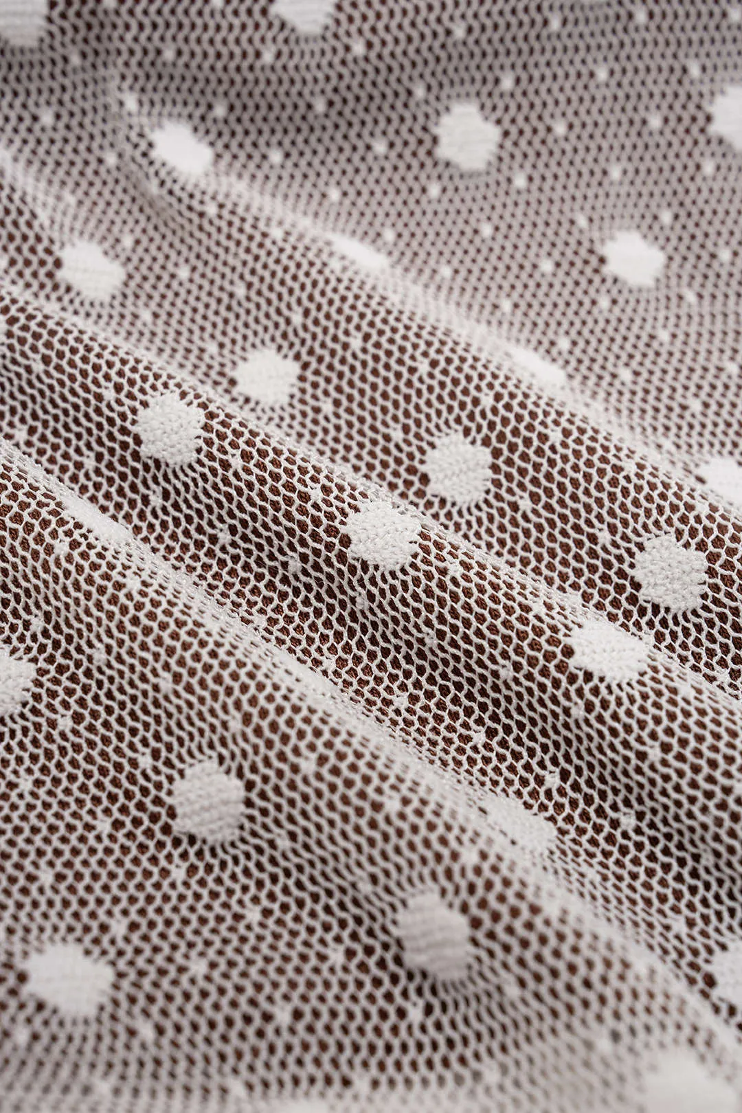 Contrast Polka Dots Lace Cami Top sold by Micas product image thumbnail 5