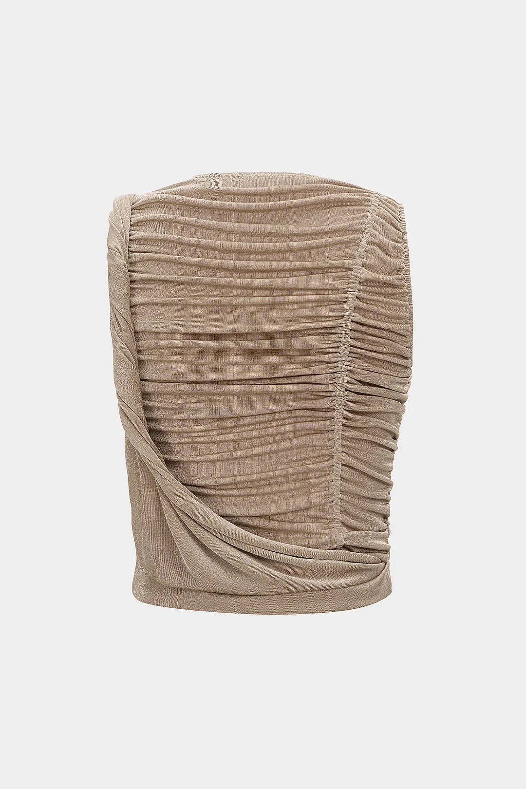 Round Neck Ruched Twist Knot Tank Top sold by Micas product image thumbnail 2