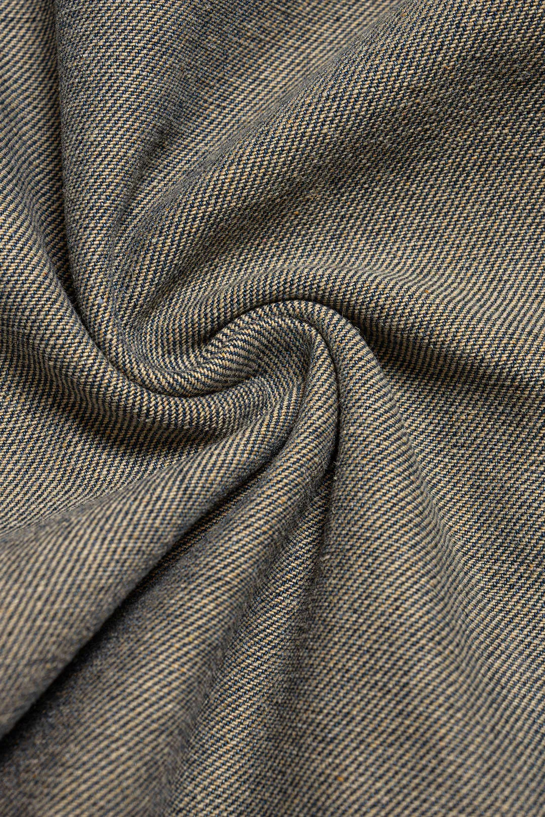 Denim Braided Belted Frayed Pocket Wide Leg Jeans sold by Micas product image thumbnail 4