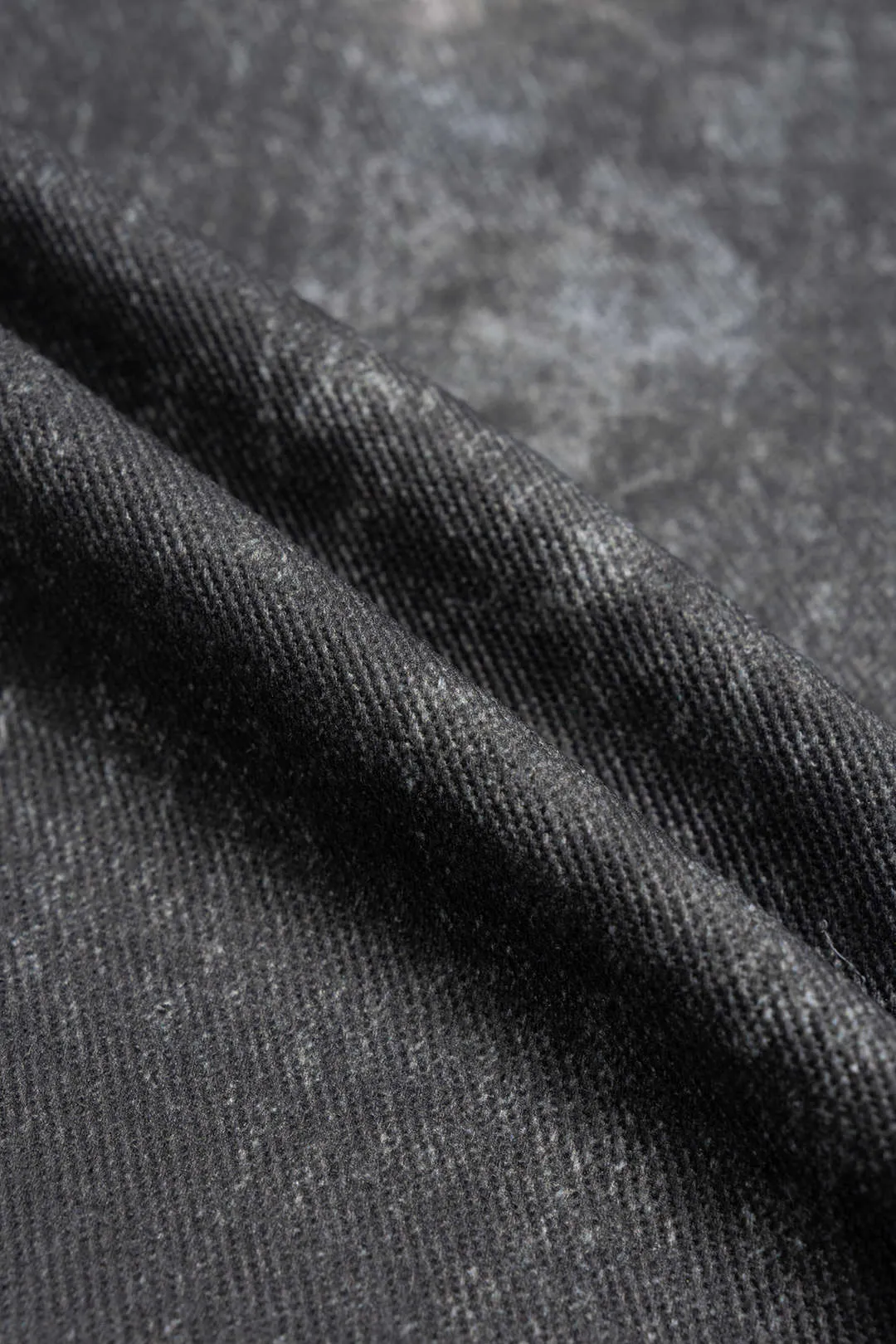 Denim Artistic Print Wide Leg Pants sold by Micas product image thumbnail 4