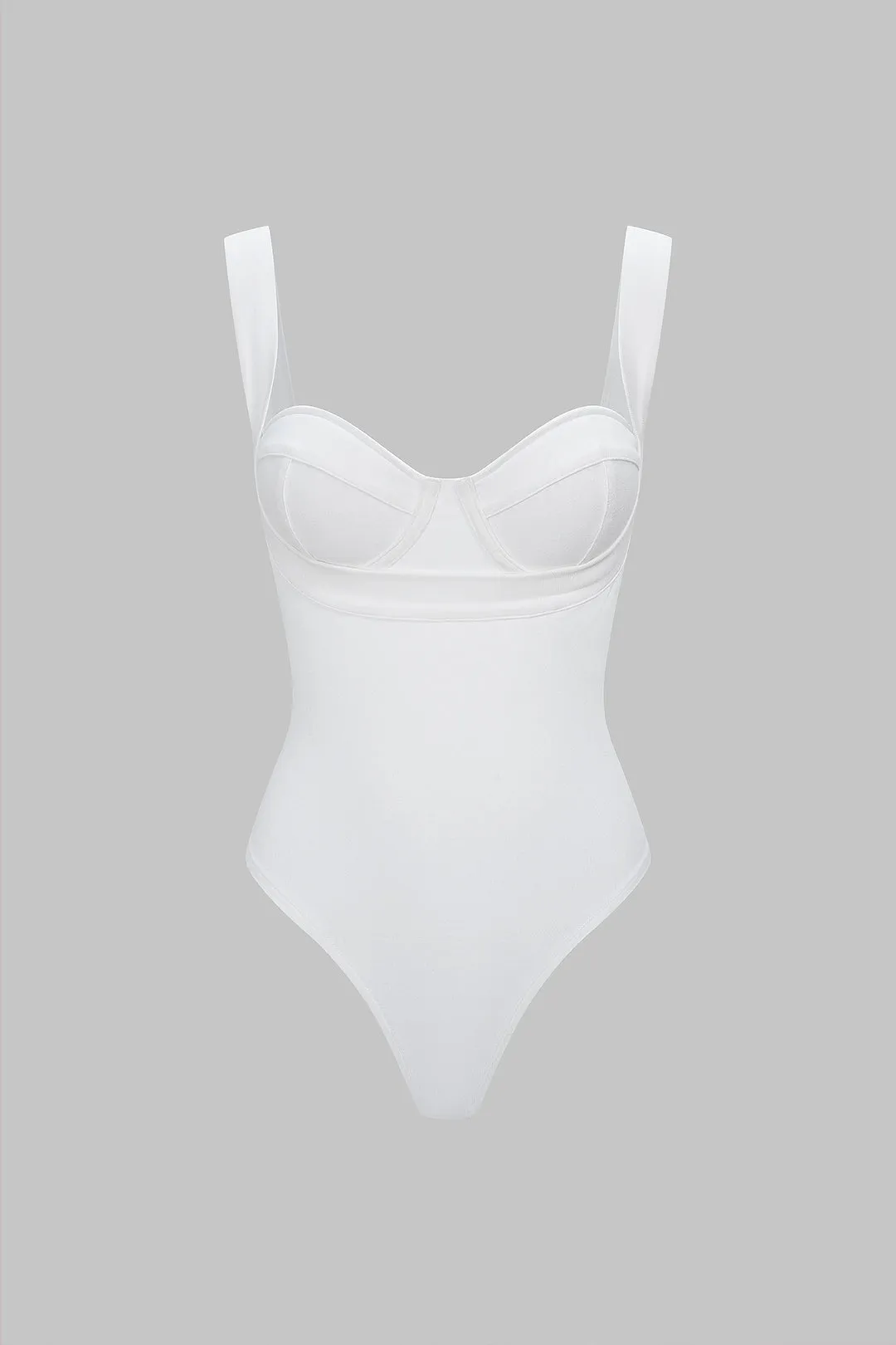 Solid Slip Sleeveless Bodysuit sold by Micas