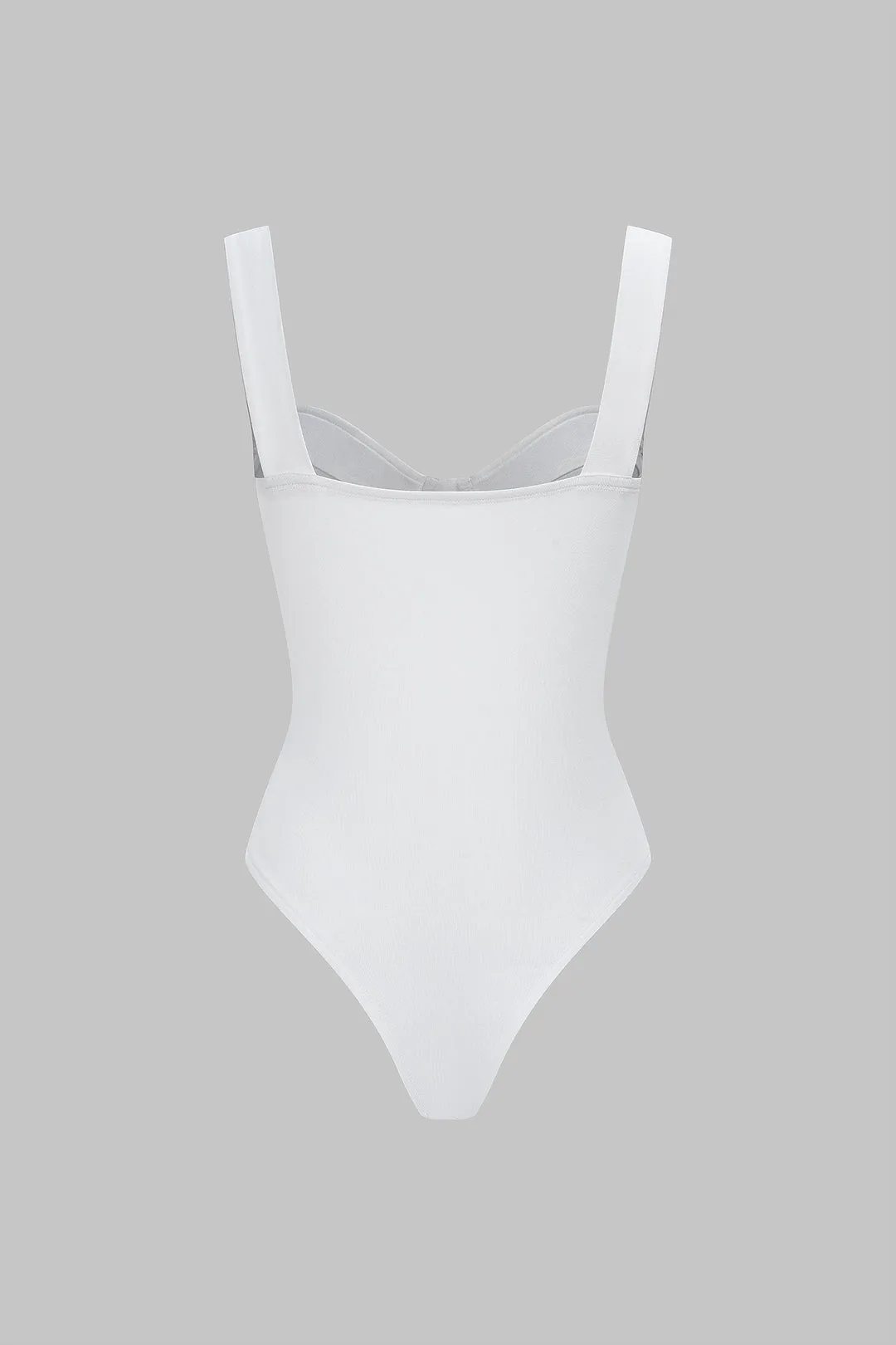 Solid Slip Sleeveless Bodysuit sold by Micas product image thumbnail 2