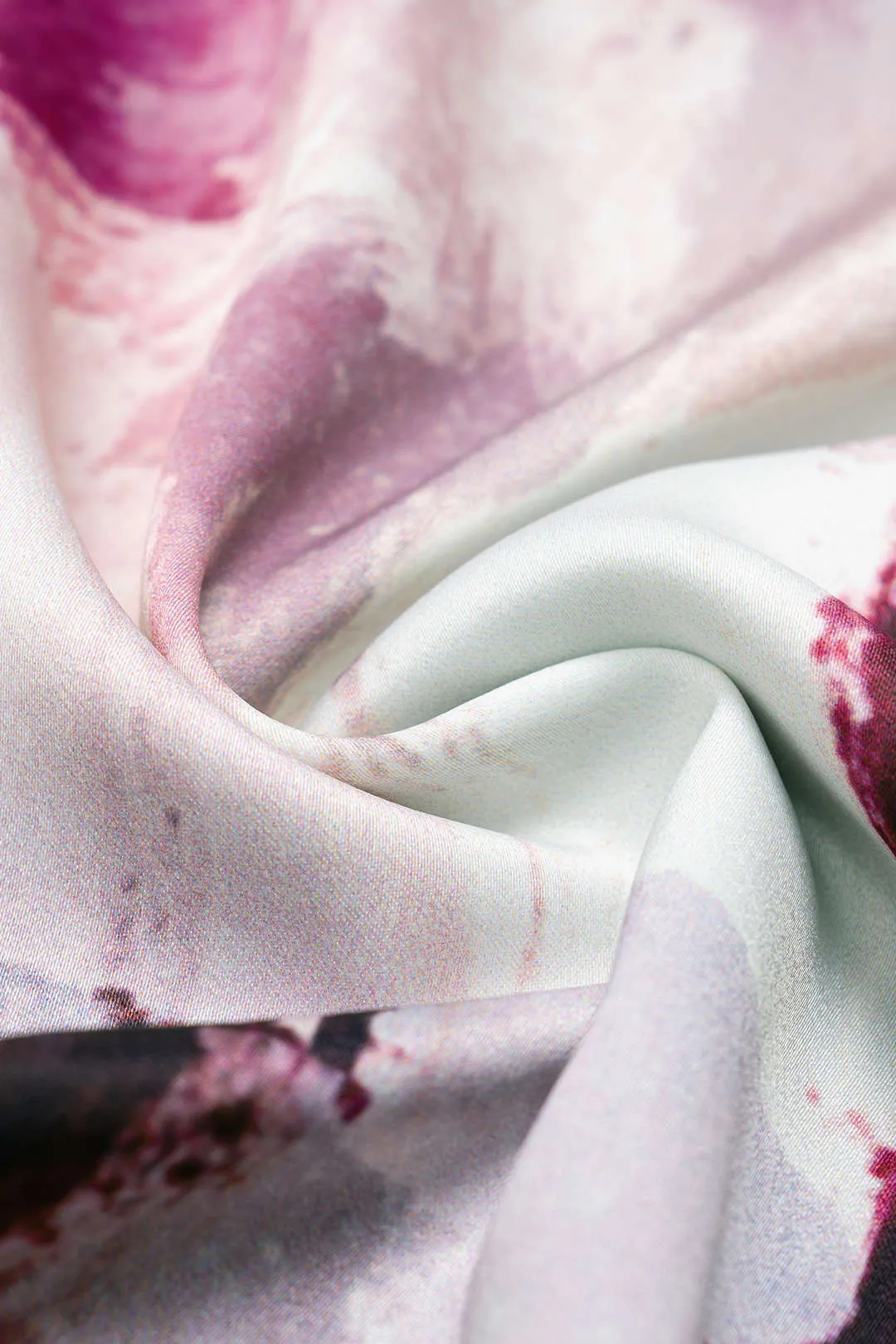 Graffiti Print Satin Shirred Waistband Wide Leg Pants sold by Micas product image thumbnail 4