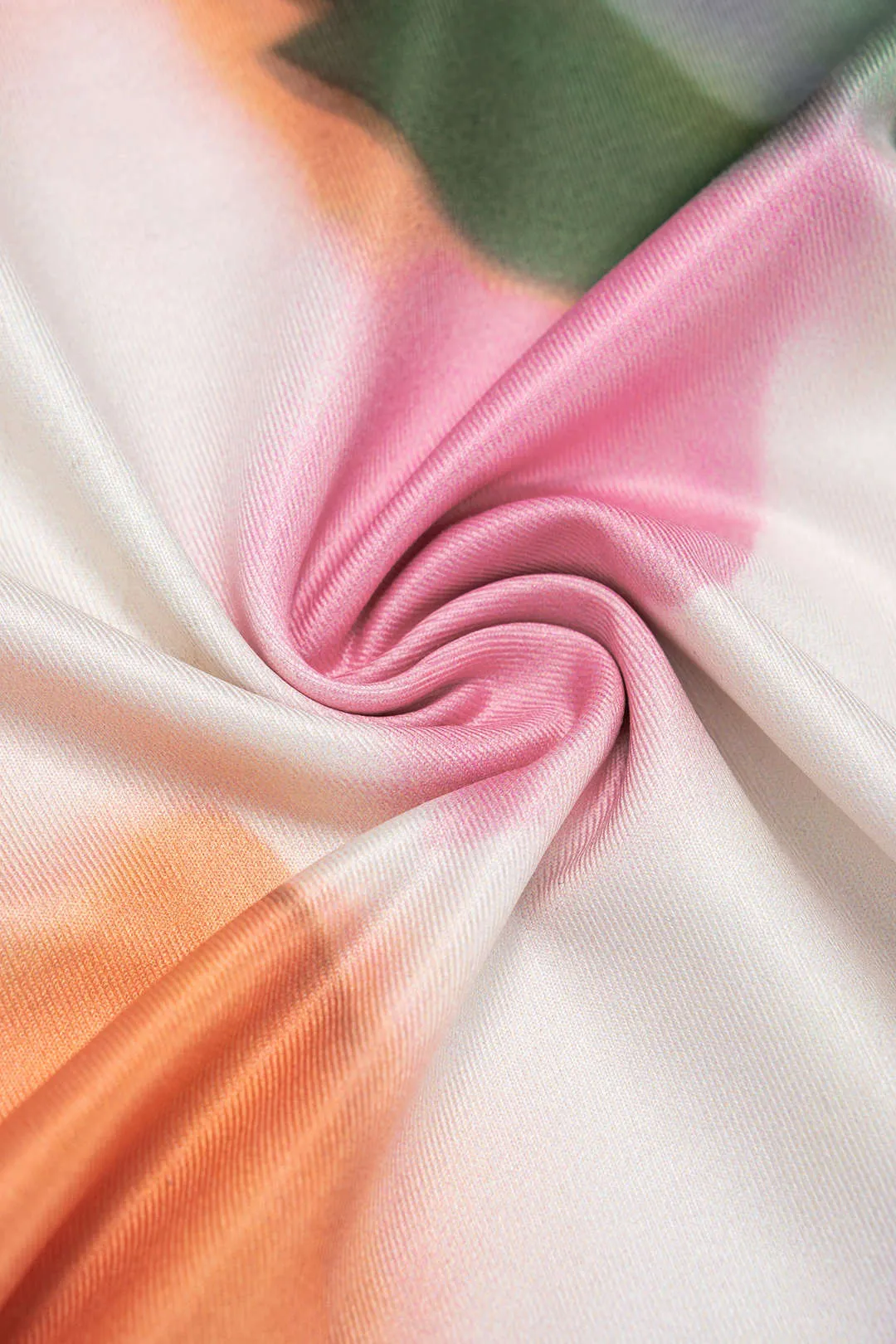 Watercolor Print Round Neck Sleeveless Bodysuit sold by Micas product image thumbnail 3