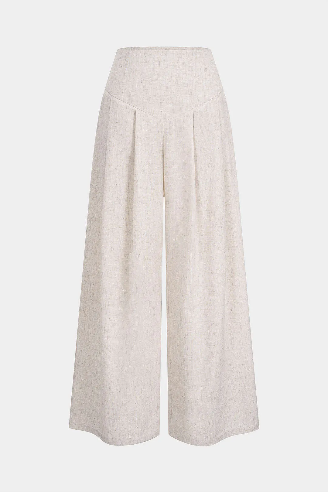 Linen High Waist Pleated Pants sold by Micas