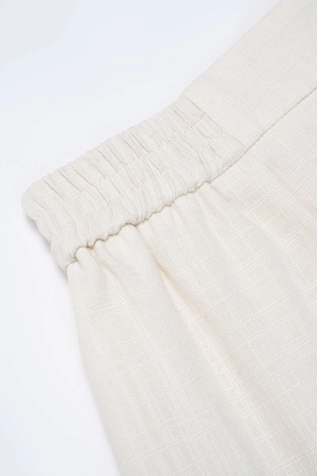 Shirred Waistband Wide Leg Shorts sold by Micas product image thumbnail 3