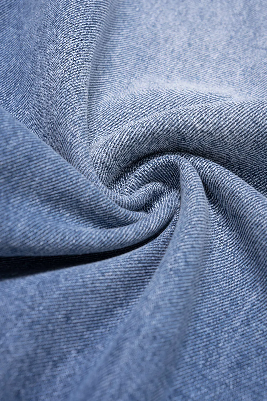 Denim Belted Pocket Wide Leg Jeans sold by Micas product image thumbnail 4