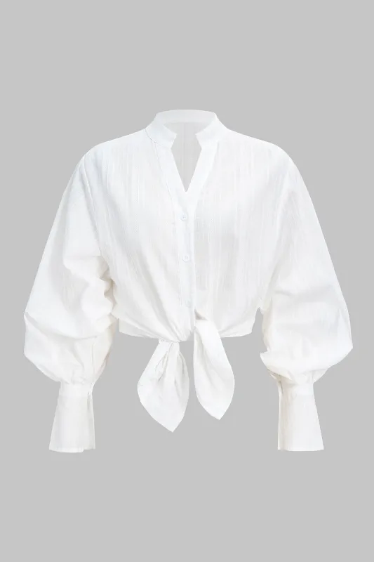 Texture Button Long-Sleeve Shirt sold by Micas