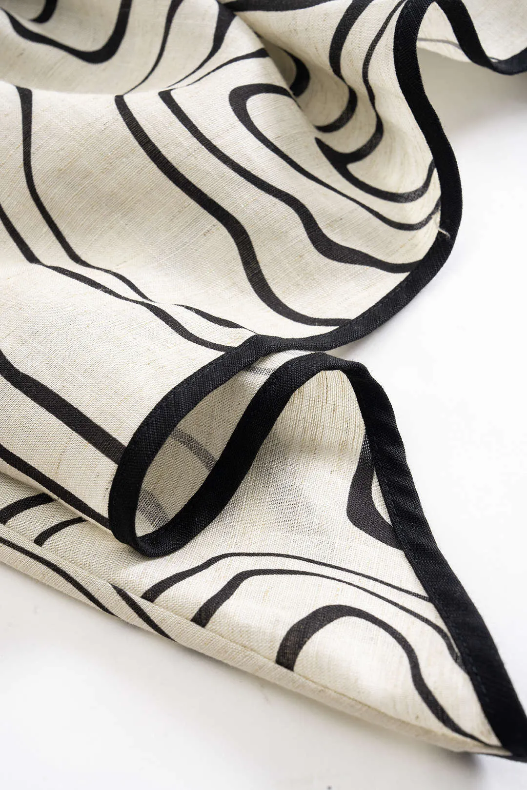 Abstract Print Linen Slip Detail Cami Top sold by Micas product image thumbnail 5