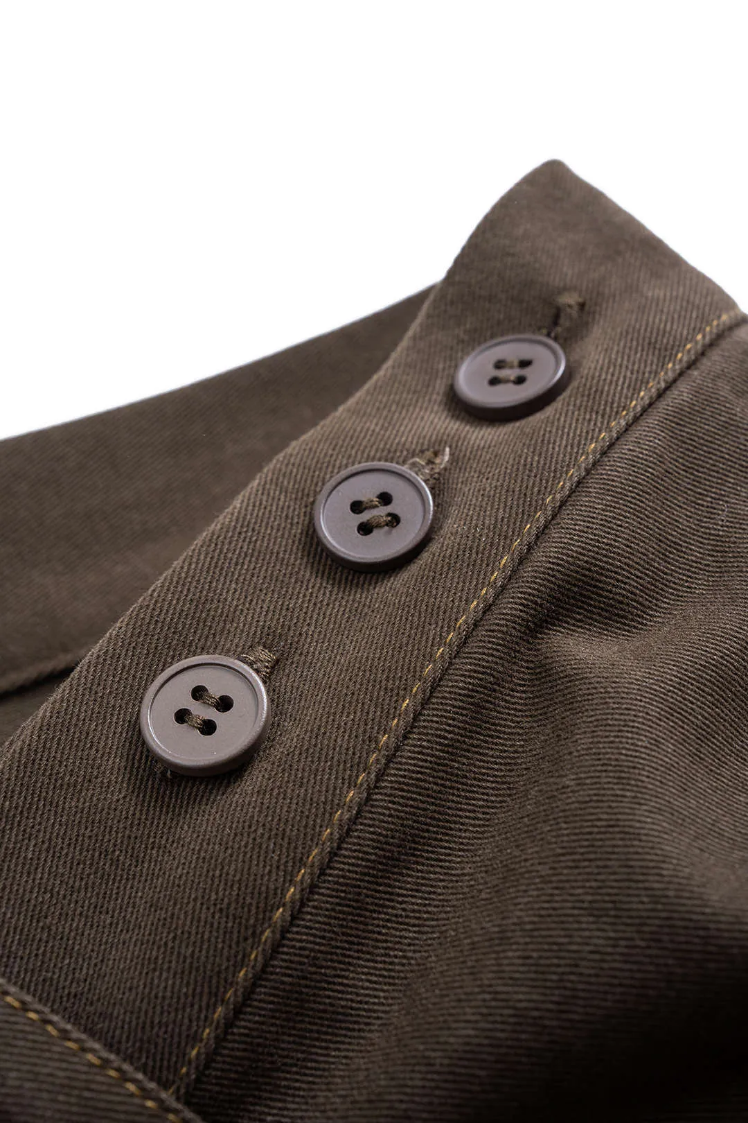 Button Zipper Belted Trousers sold by Micas product image thumbnail 3