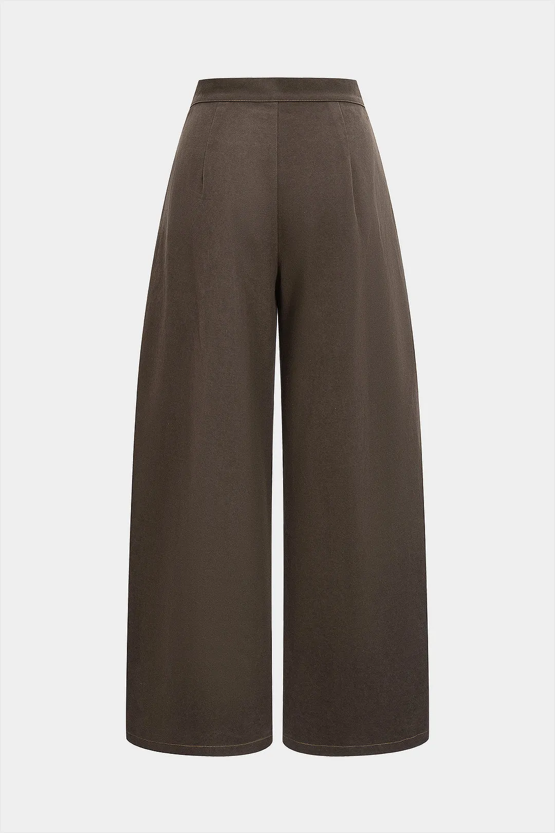 Button Zipper Belted Trousers sold by Micas product image thumbnail 2