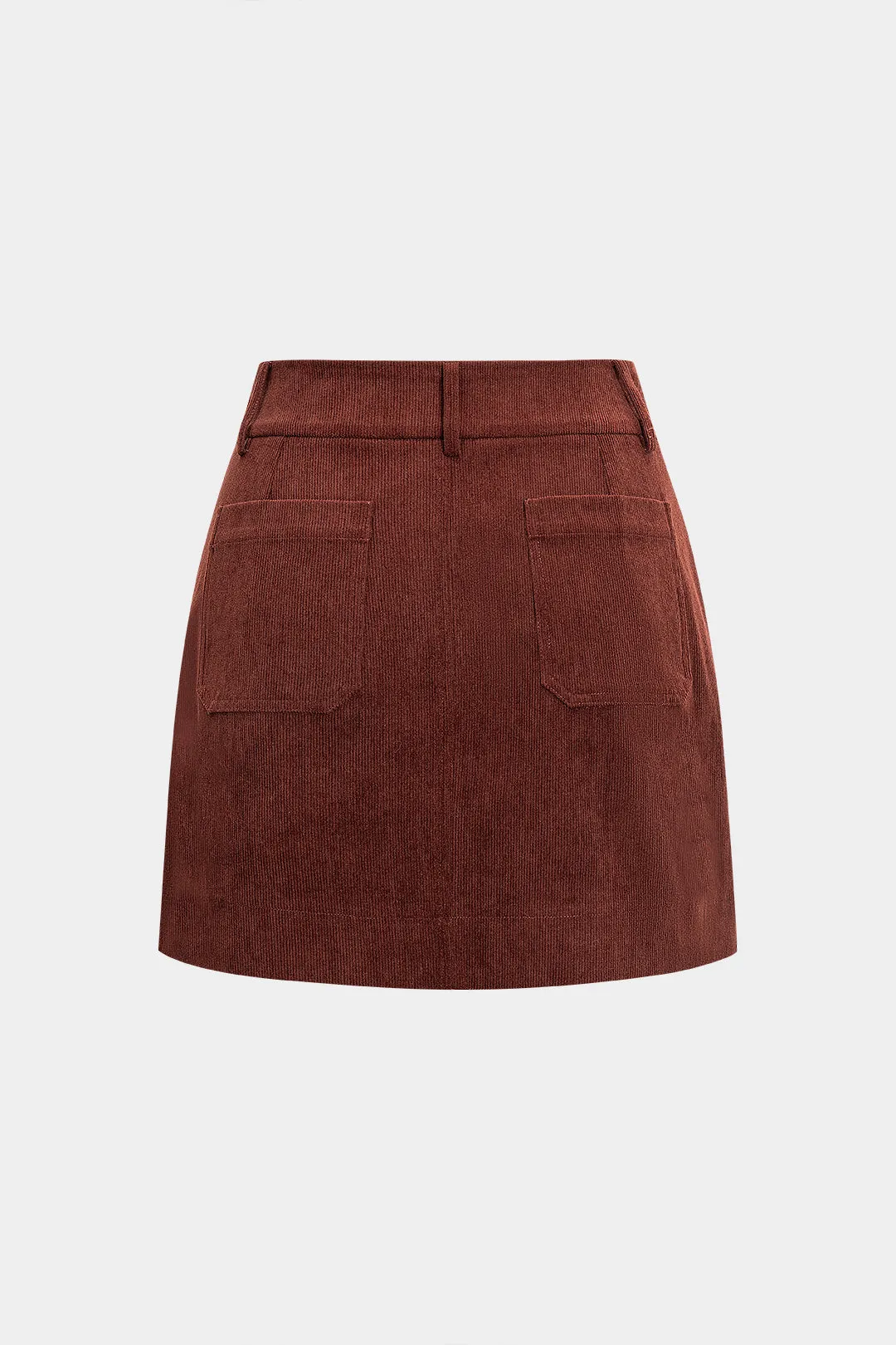 Corduroy Button Skirt sold by Micas product image thumbnail 2