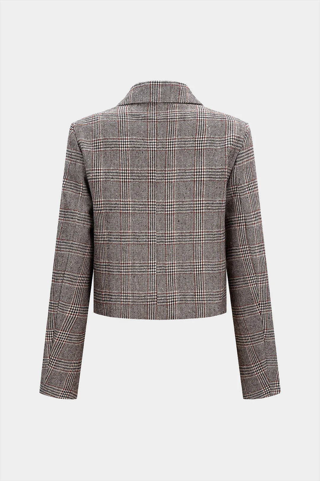 Houndstooth Print Button Jacket sold by Micas product image thumbnail 2