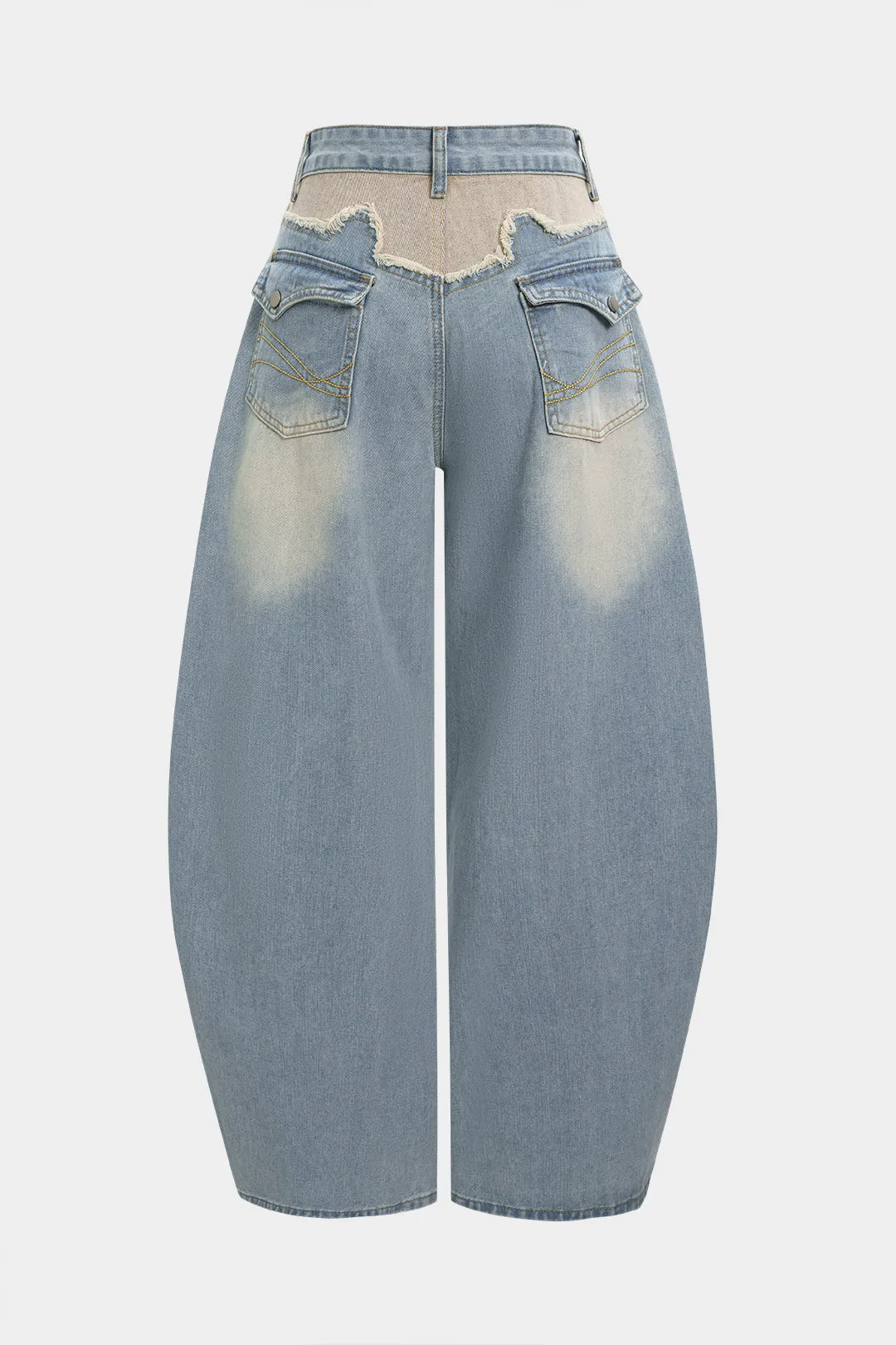 Button Pocket Wide Leg Jeans sold by Micas product image thumbnail 2