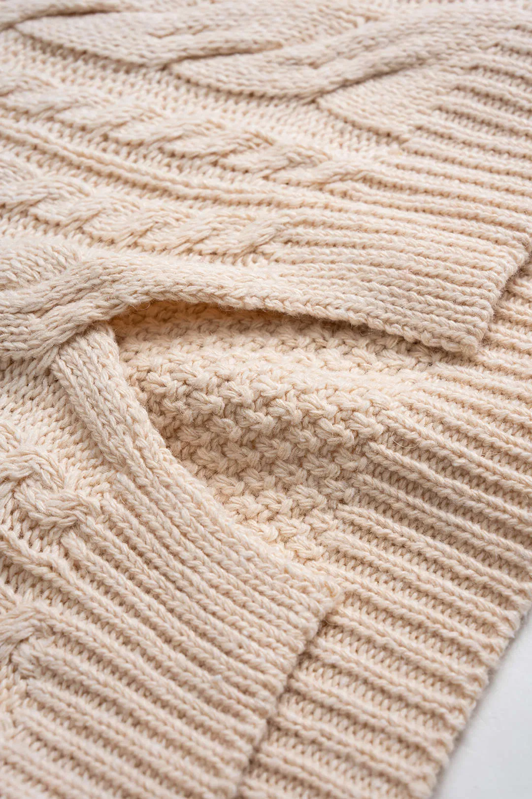 Cable Knit Long-Sleeve Top sold by Micas product image thumbnail 3