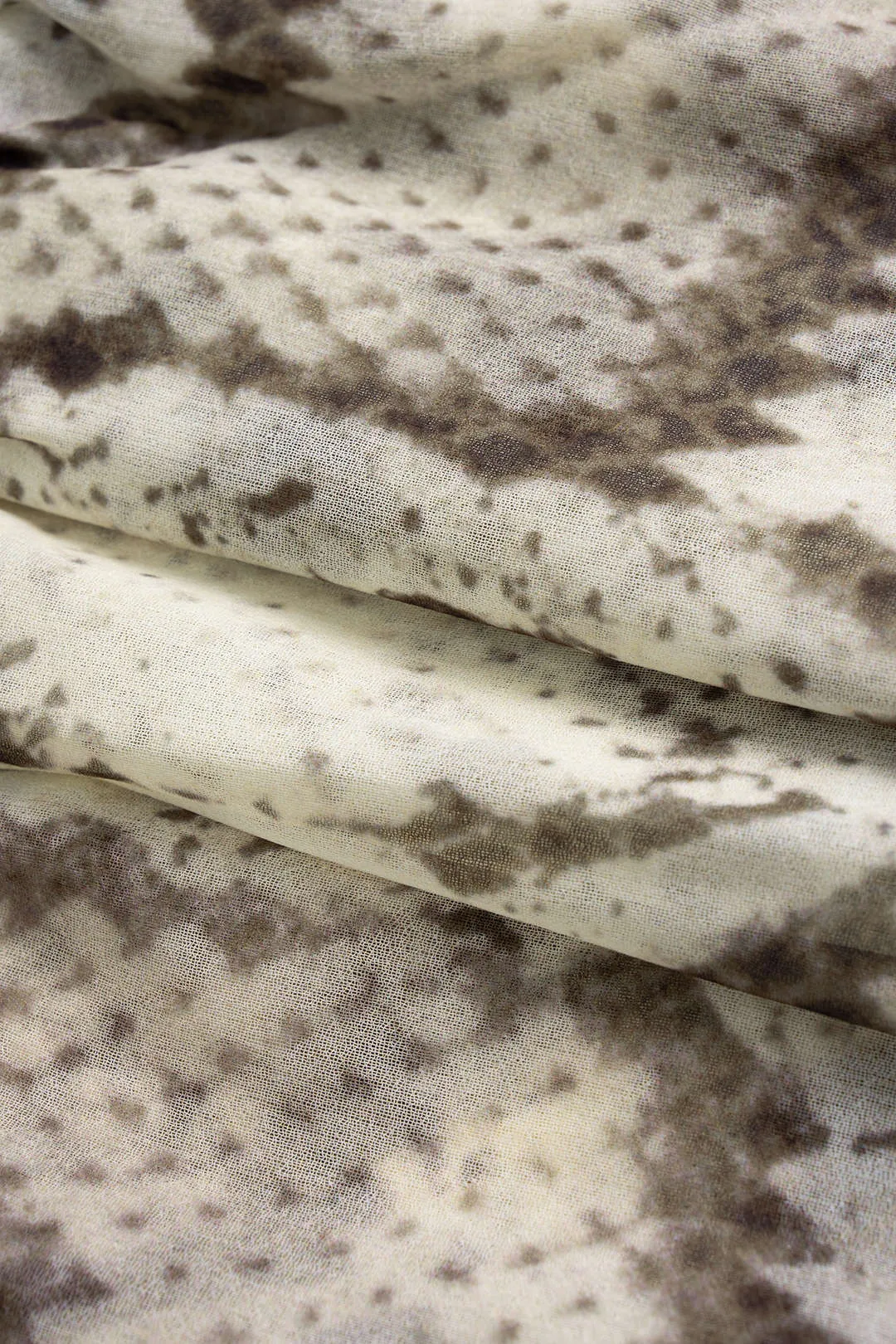 Snake Skin Print Chiffon Ruffle Strappy Long-Sleeve Top sold by Micas product image thumbnail 4