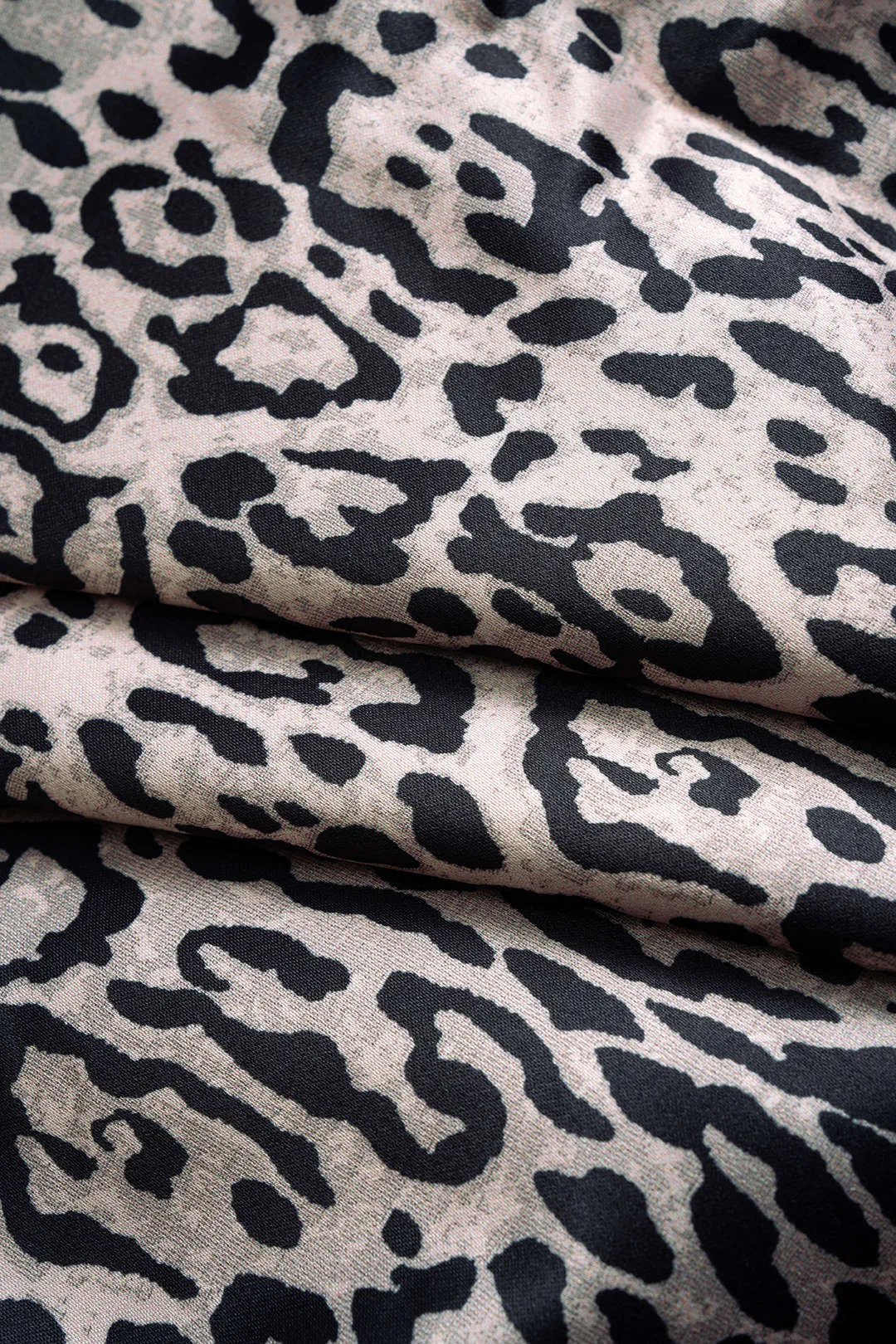 Leopard Print Button Puff Sleeve Shirt sold by Micas product image thumbnail 4