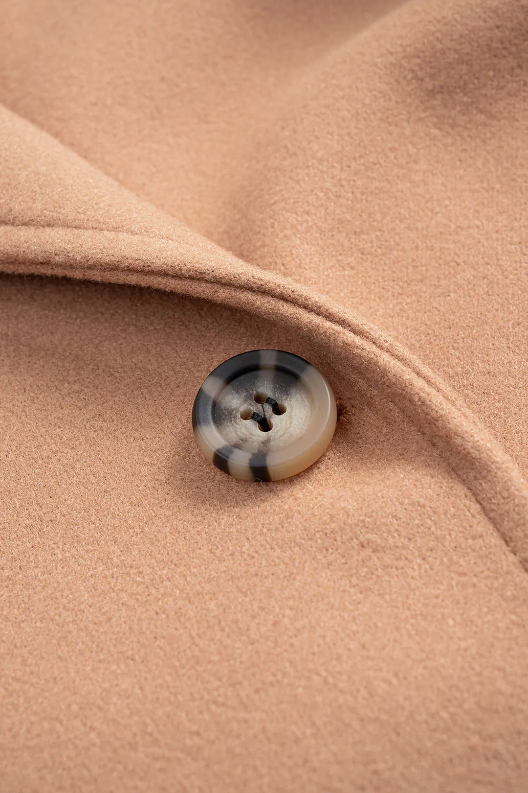 Lapel Short-Buttoned Long Sleeve Coat sold by Micas product image thumbnail 2