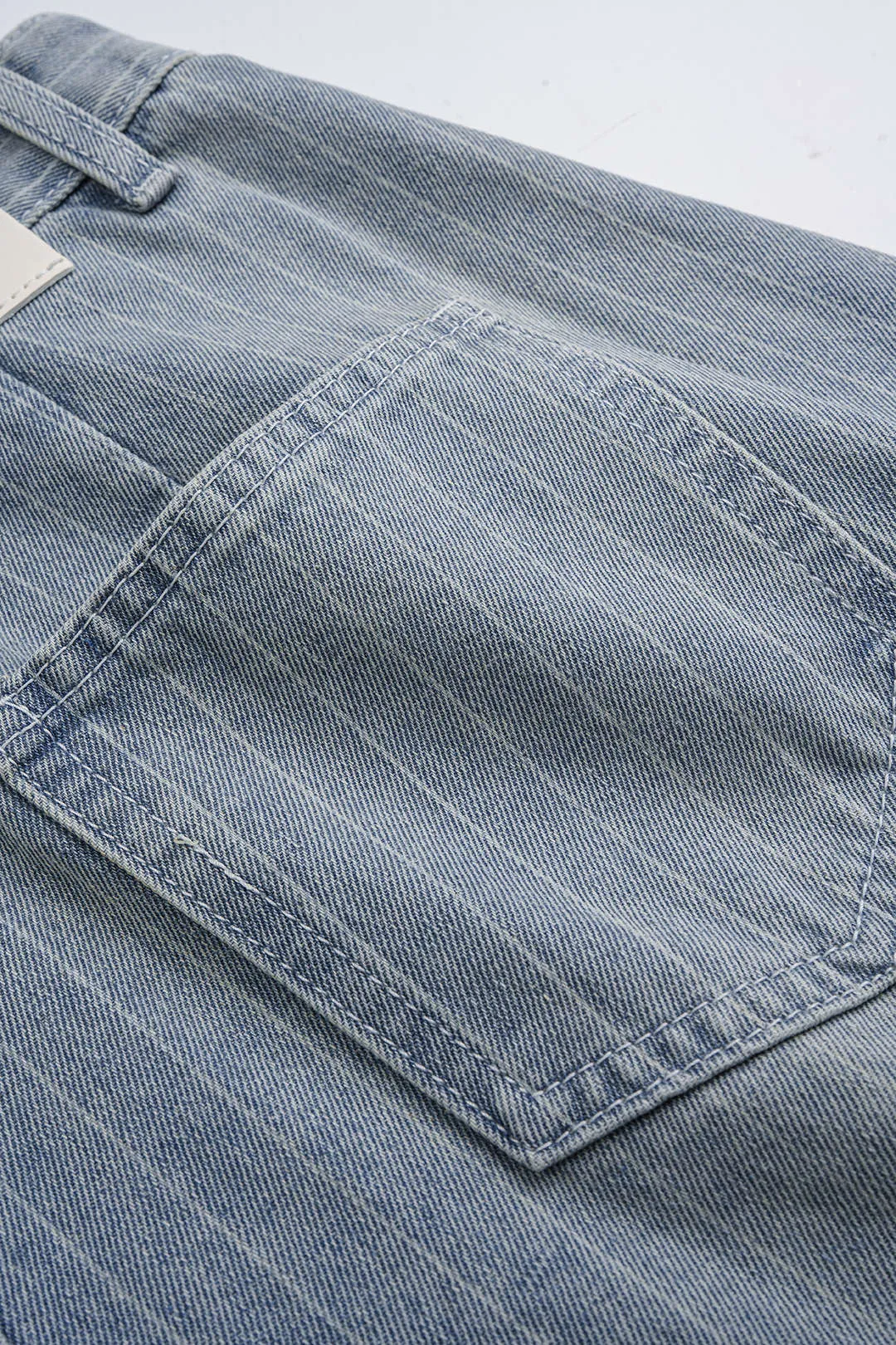 Denim Striped Pocket Wide Leg Jeans sold by Micas product image thumbnail 4