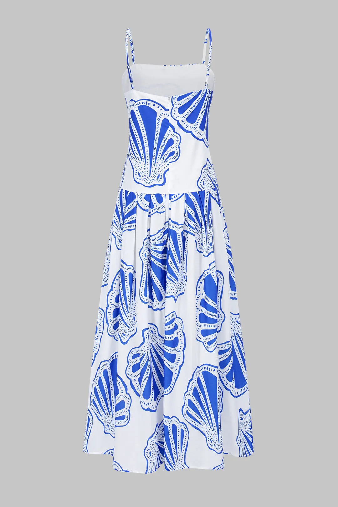 Shell Print Pleated Sleeveless Maxi Dress sold by Micas product image thumbnail 2