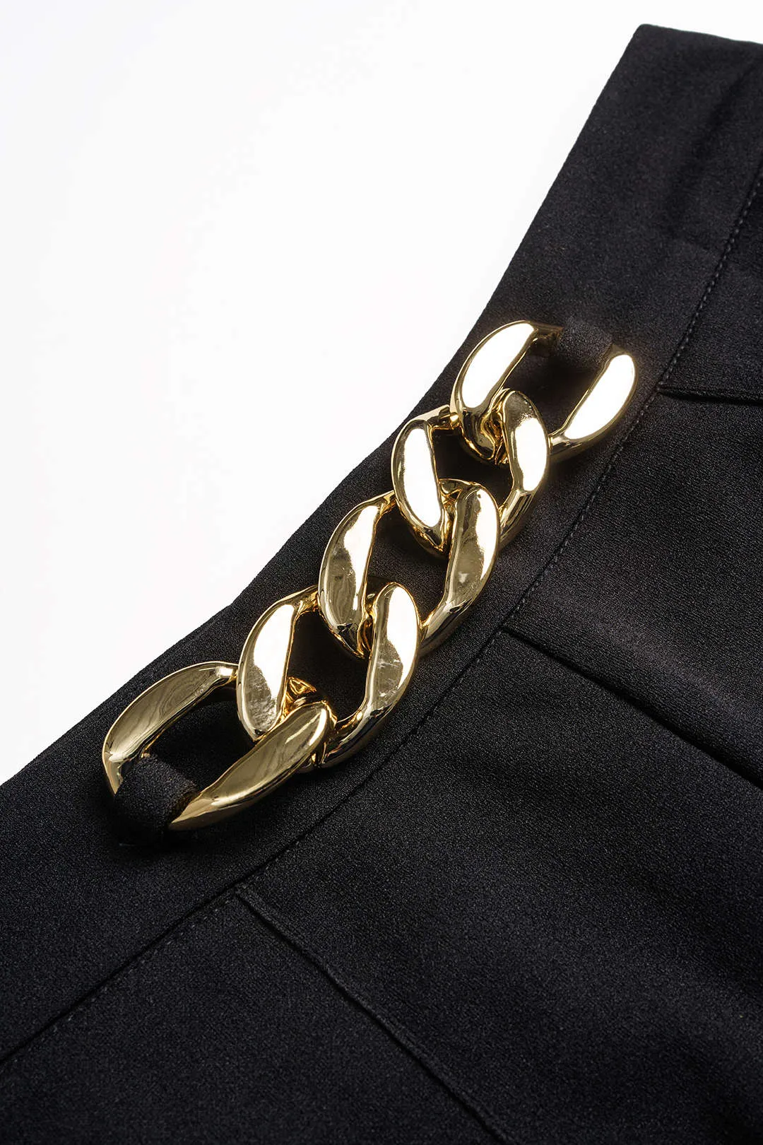 Solid High Waist Straight Leg Pants sold by Micas product image thumbnail 3