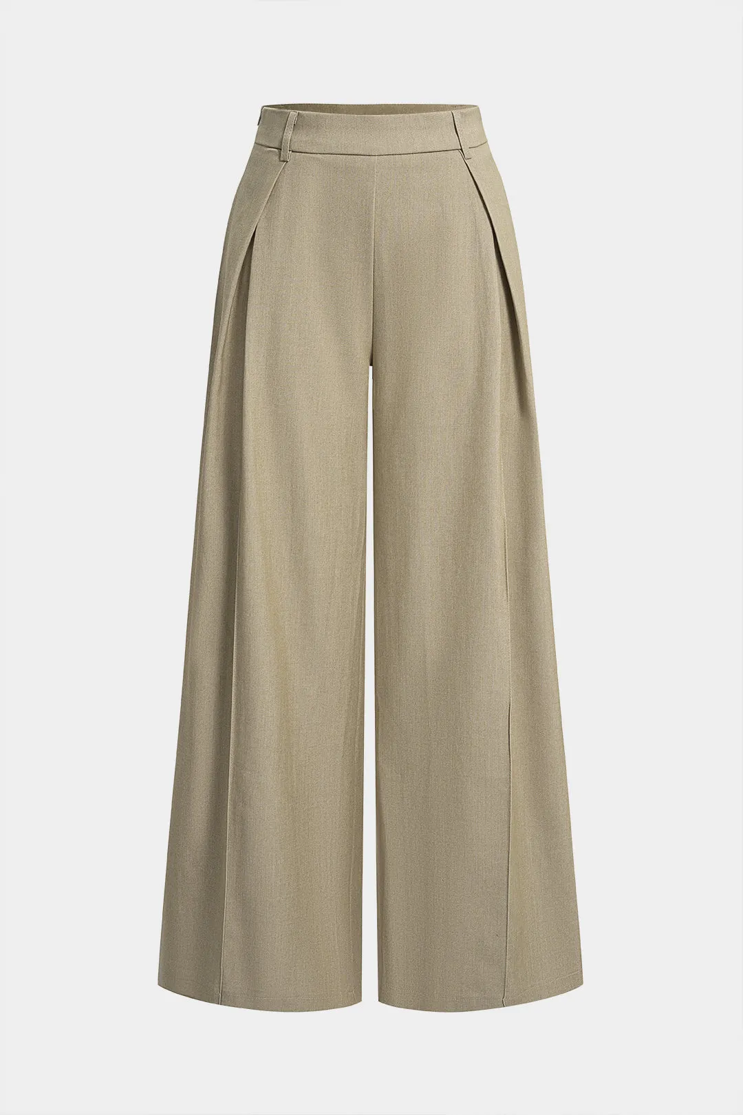 Solid Wide Leg Pants sold by Micas