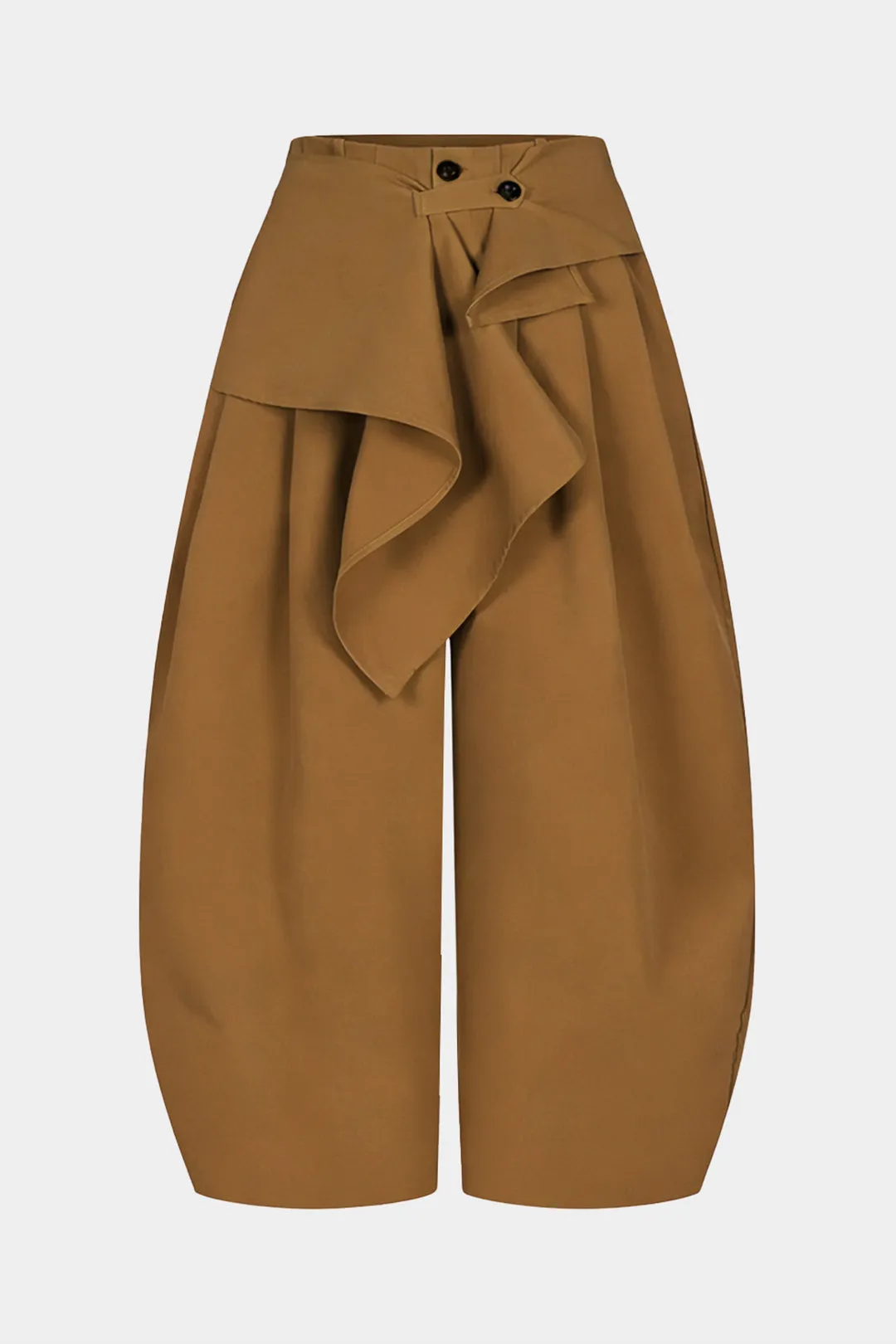 Plus Size Asymmetrical Ruched Pants sold by Micas