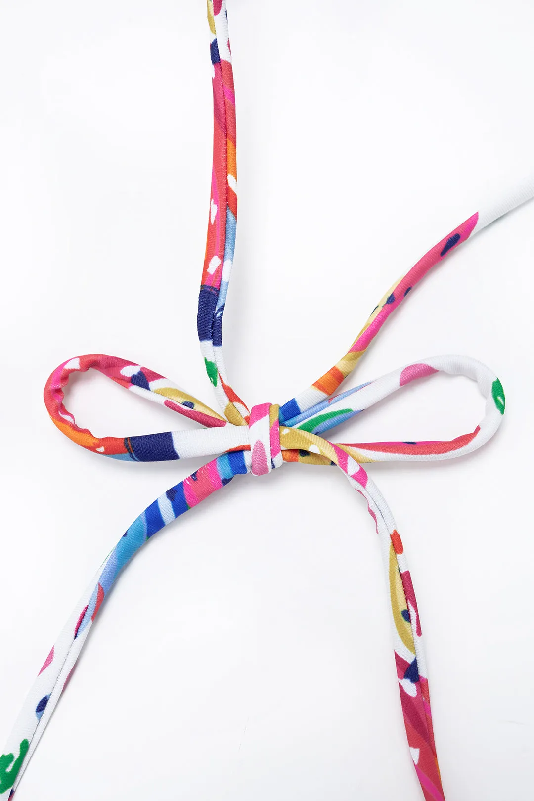 Floral Print Tie-Up Bikini Set sold by Micas product image thumbnail 4