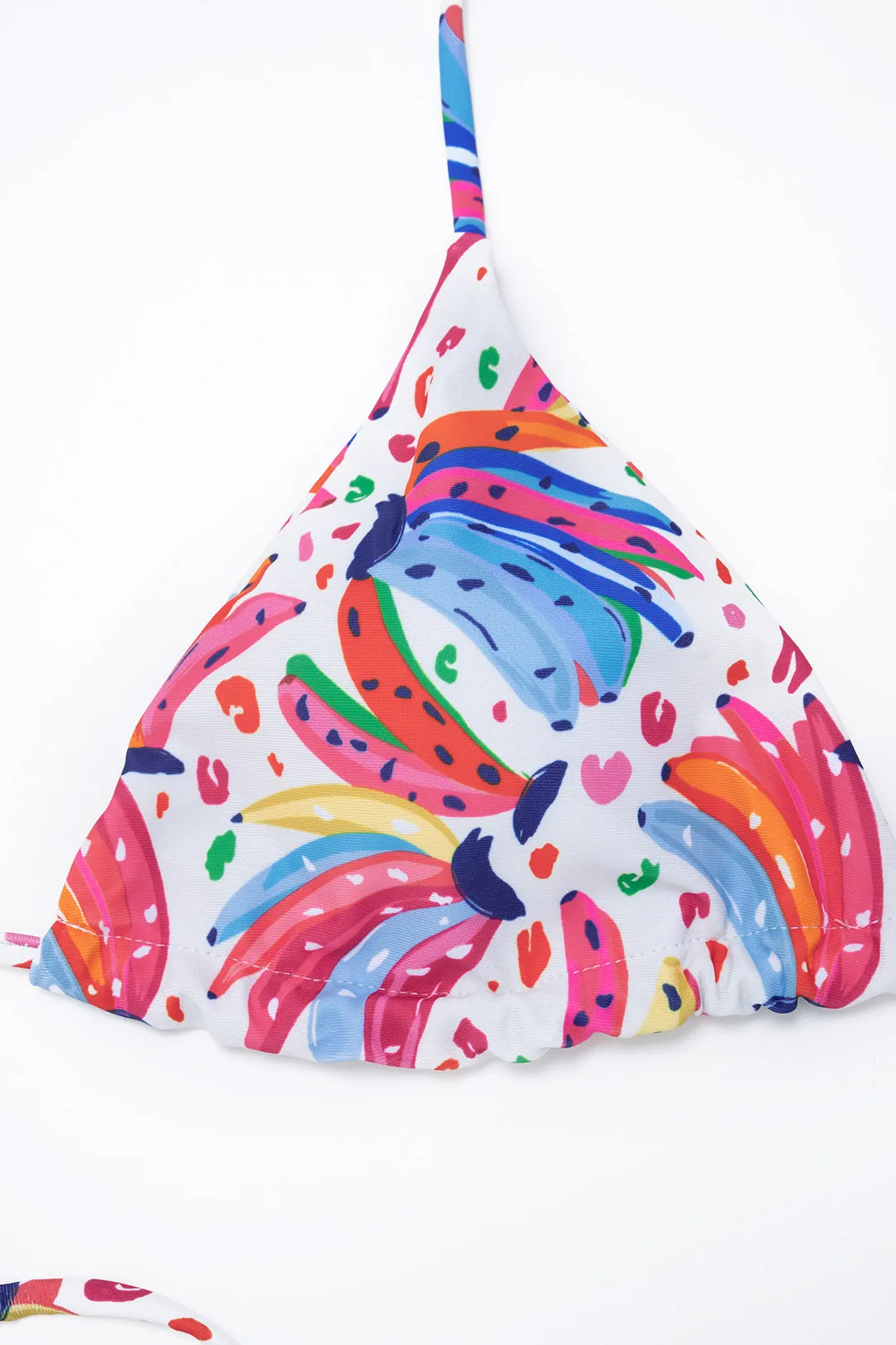 Floral Print Tie-Up Bikini Set sold by Micas product image thumbnail 3