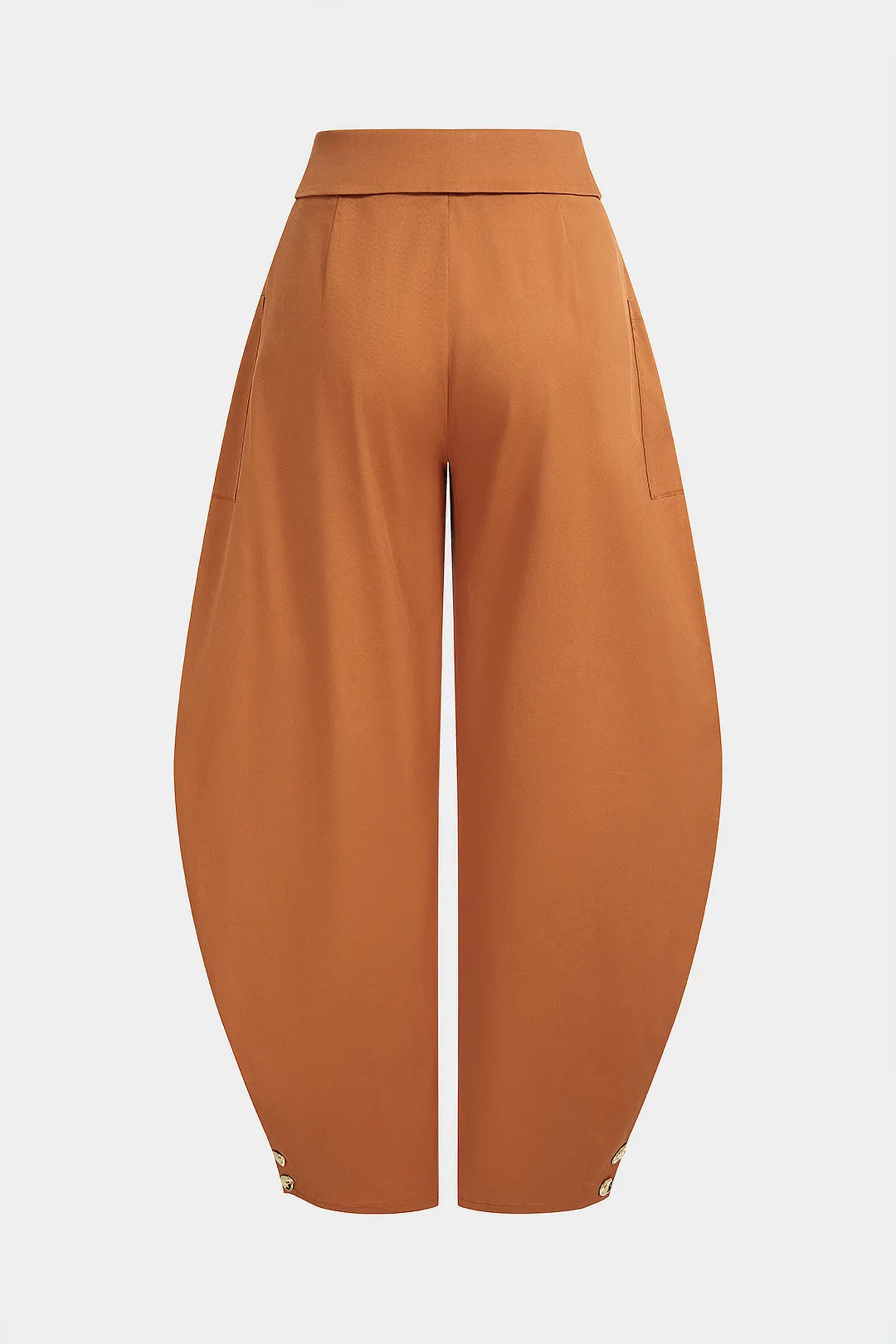 Solid Pocket Button Wide Leg Pants sold by Micas product image thumbnail 2