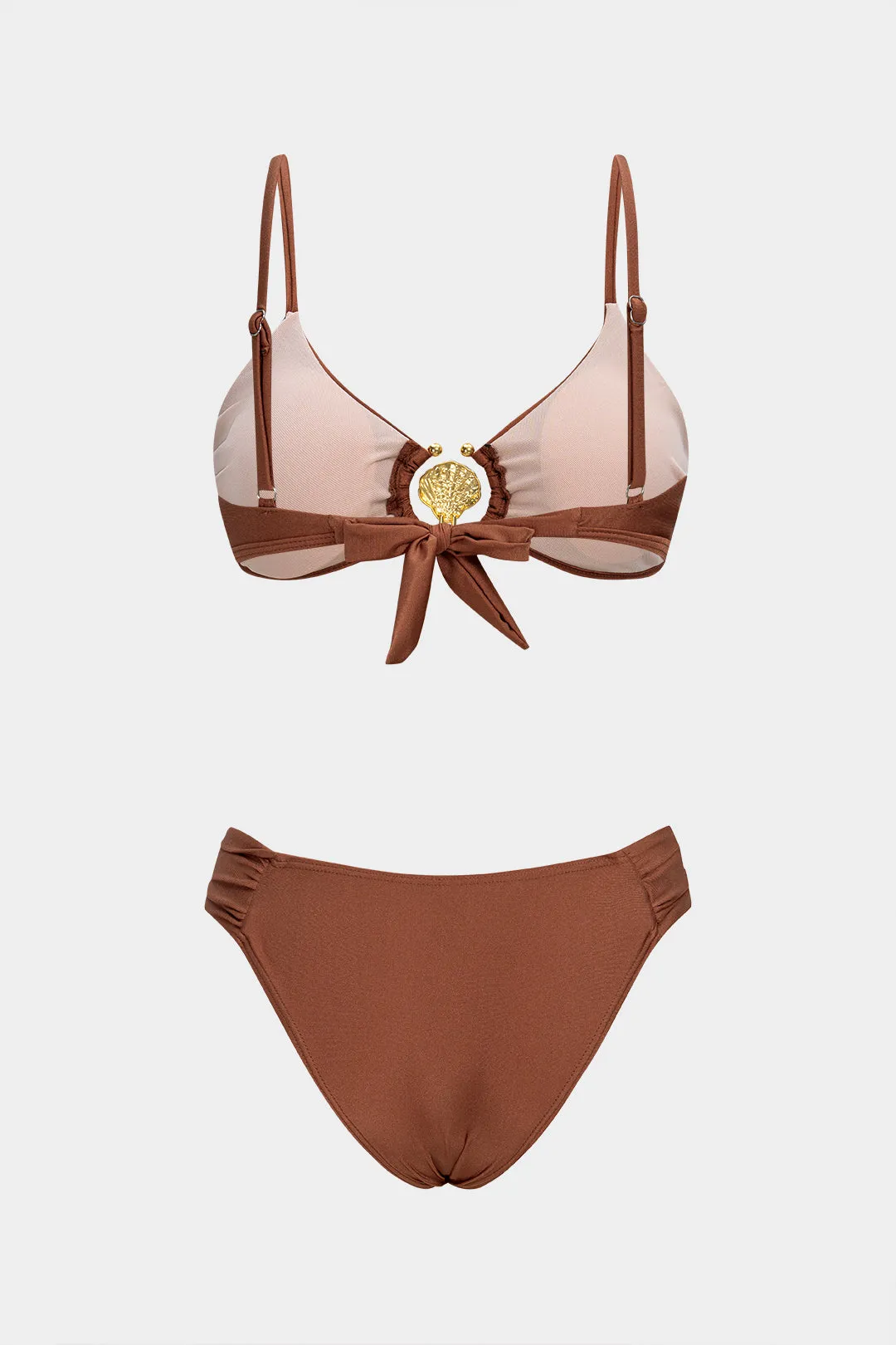 Metallic Knotted Bikini Set sold by Micas product image thumbnail 2