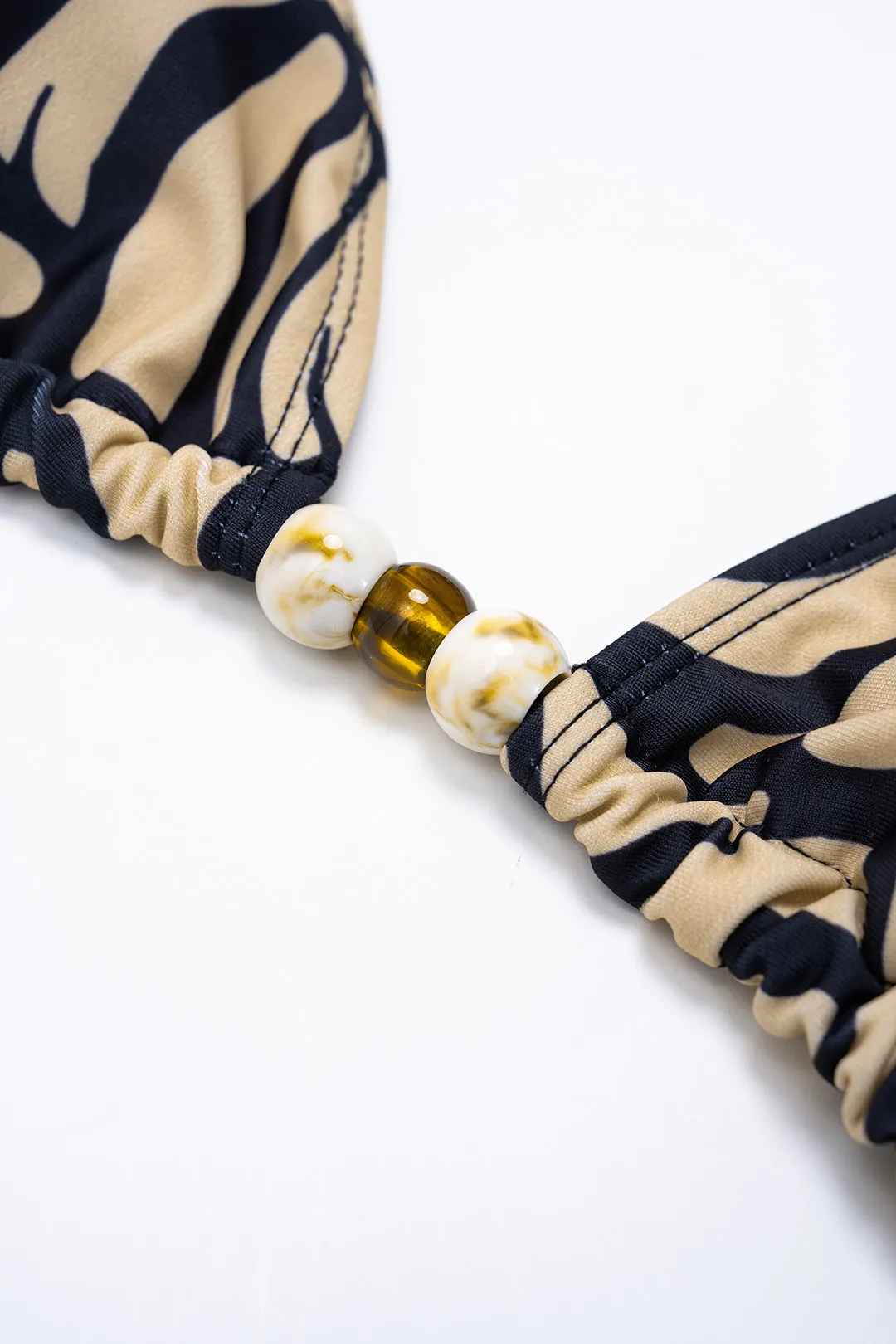 Contrast Print Tie-Up Bikini Set sold by Micas product image thumbnail 4