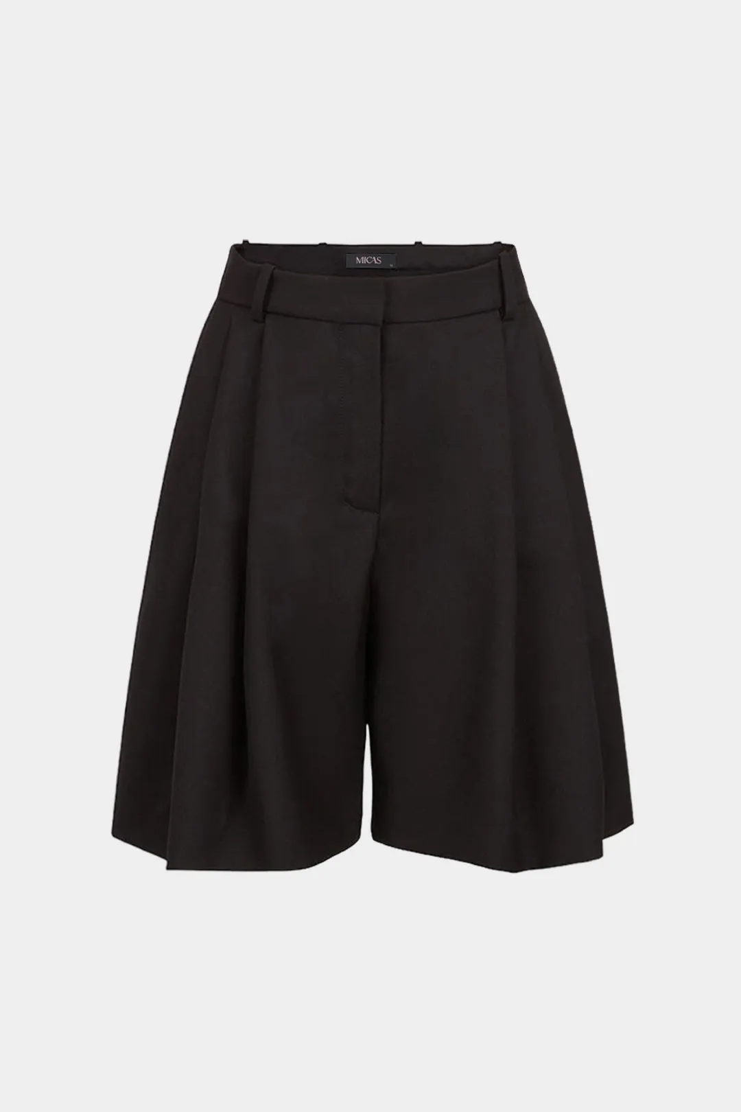 Solid Ruched Wide Leg Shorts sold by Micas product image thumbnail 2