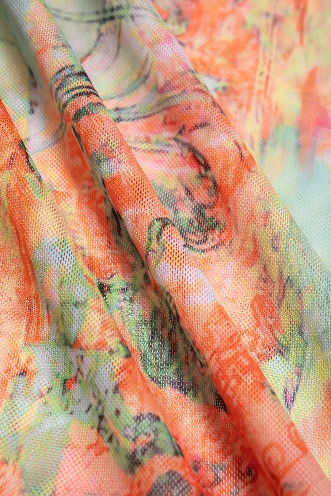 Floral Print Mesh Backless Bikini Set sold by Micas product image thumbnail 4