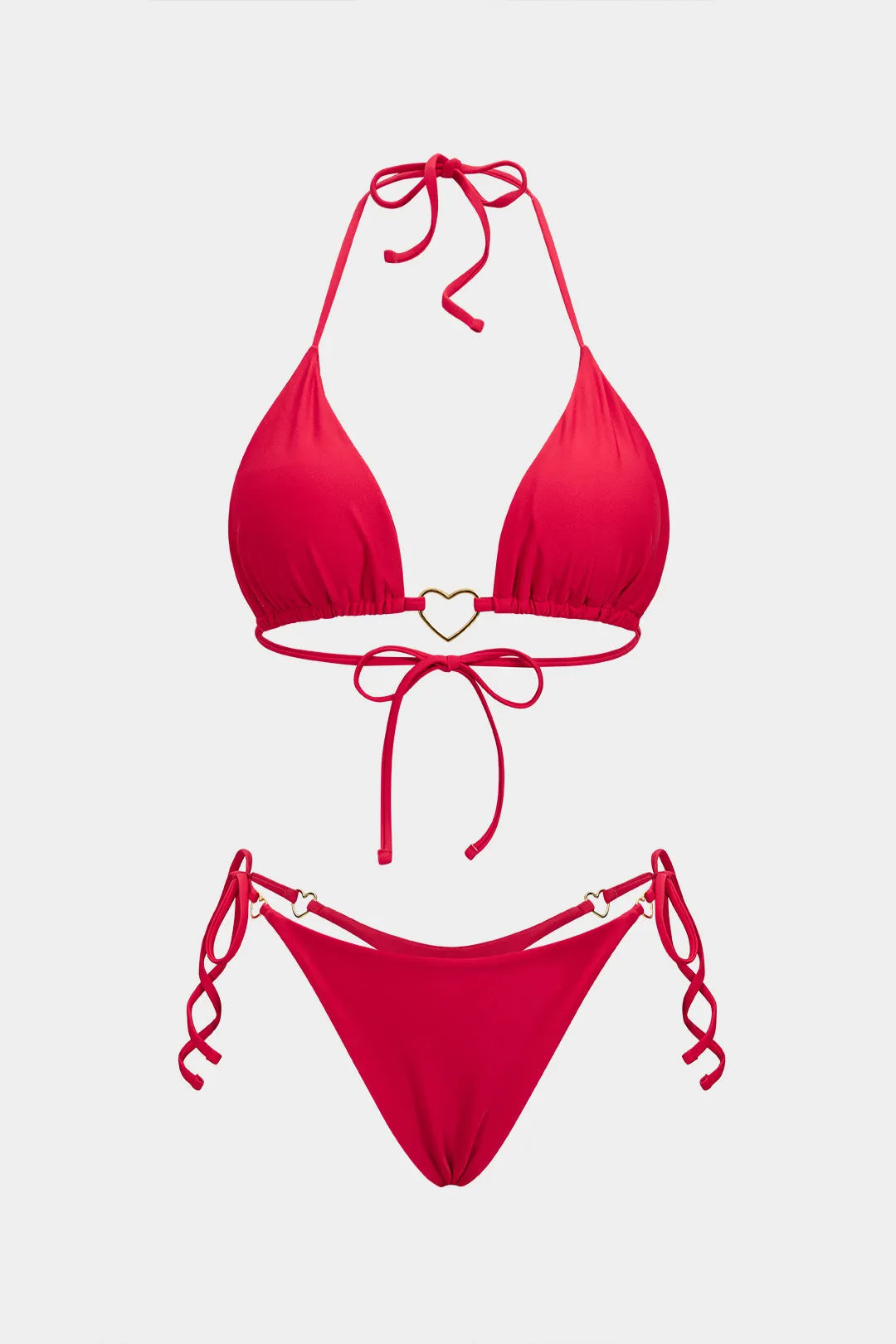 Solid Tie-Up Bikini Set sold by Micas