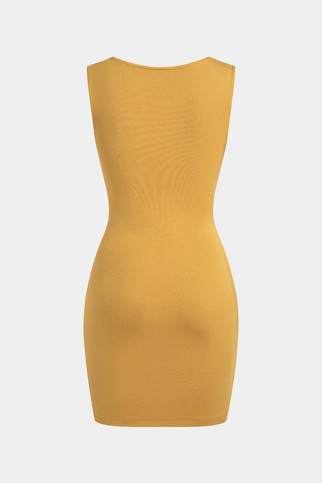 Asymmetrical Ruched Sleeveless Mini Dress sold by Micas product image thumbnail 2