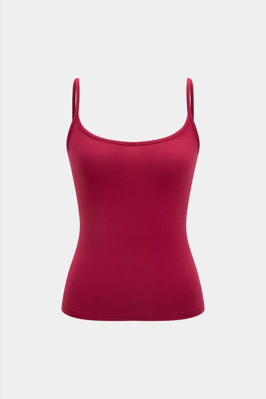 Basic Solid Cami Top made by Micas
