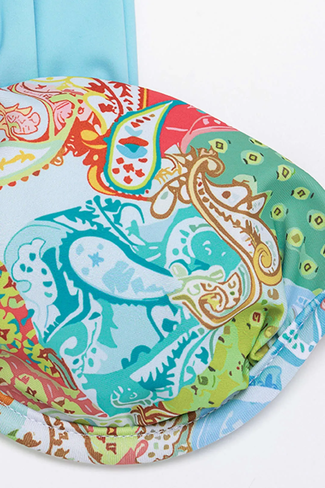 Bohemian Print Mesh Tie Back Bikini Set sold by Micas product image thumbnail 4