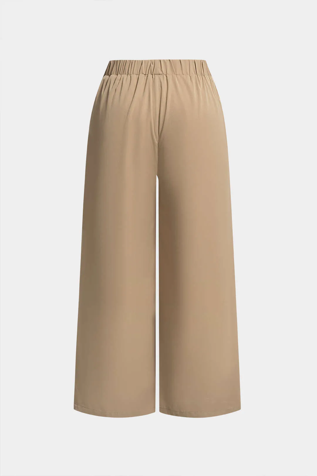 Plus Size Asymmetrical Ruched Wide Leg Pants sold by Micas product image thumbnail 2